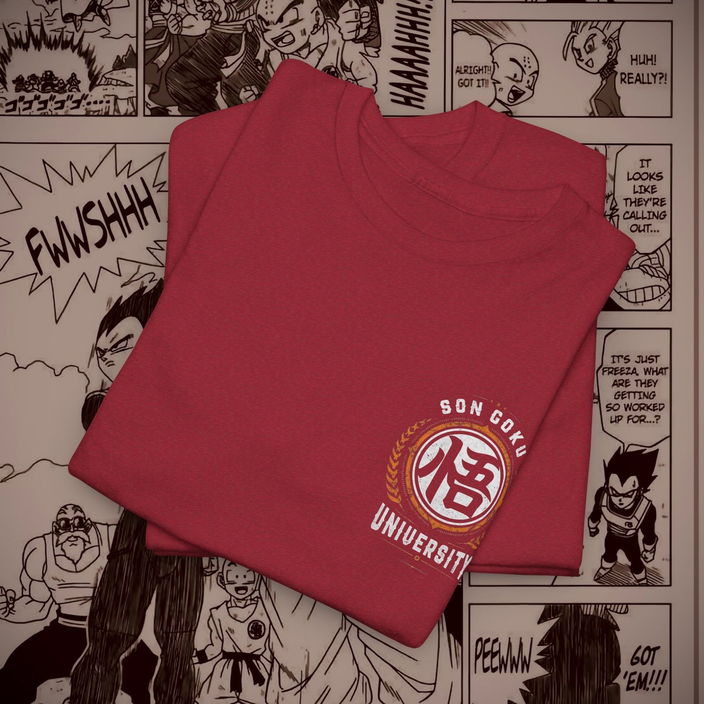 Dragon Ball Z Badass Goku Unisex Heavy Cotton Tee - Perfect for Fans and Everyday Wear