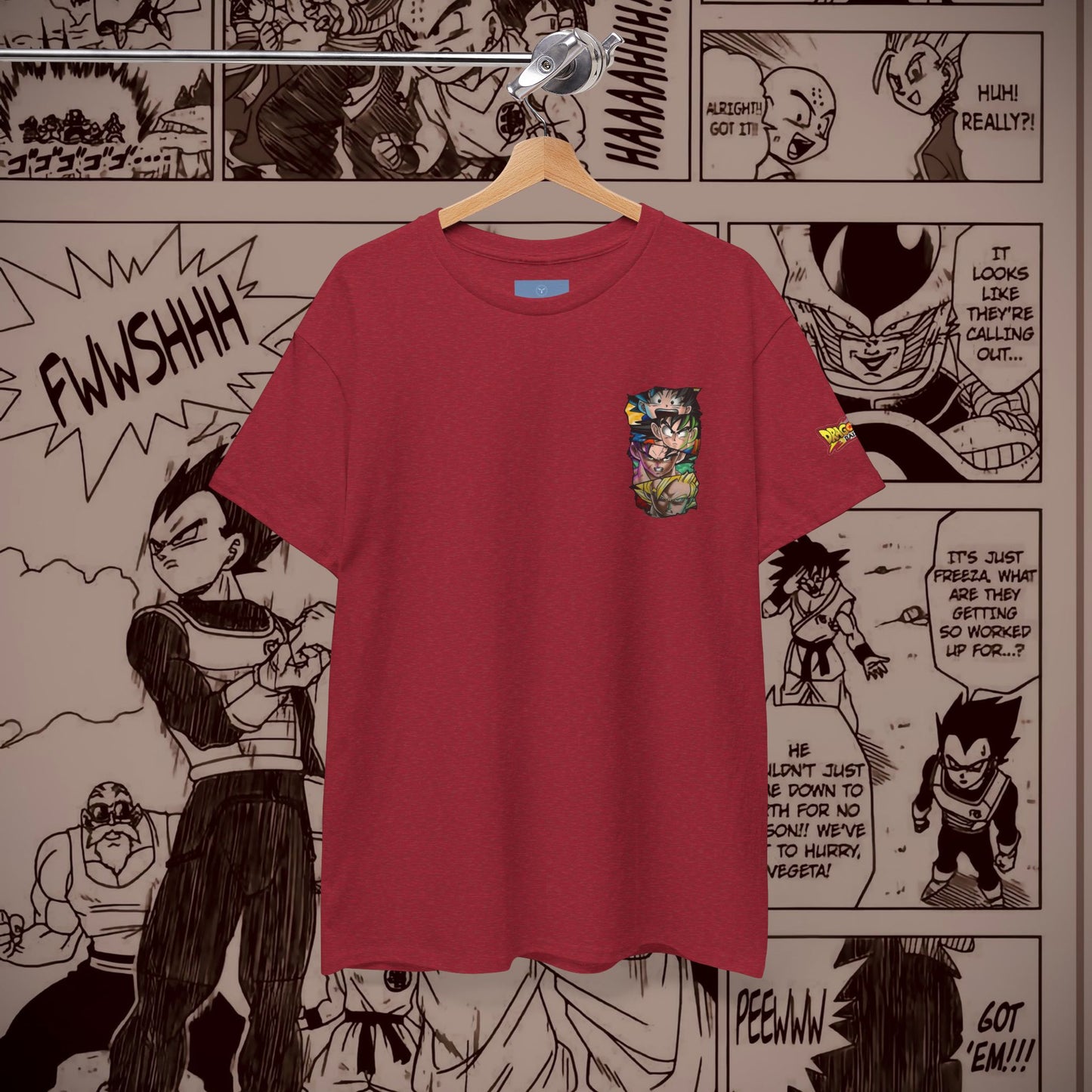Dragon Ball Unisex Heavy Cotton Tee - Adult &Kid Goku Super Saiyan 4