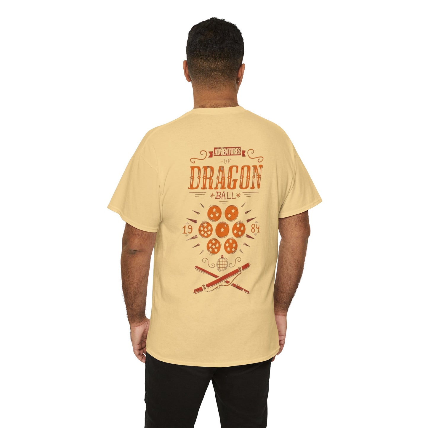 Dragon Ball Adventures Unisex Heavy Cotton Tee - Retro Anime T-Shirt