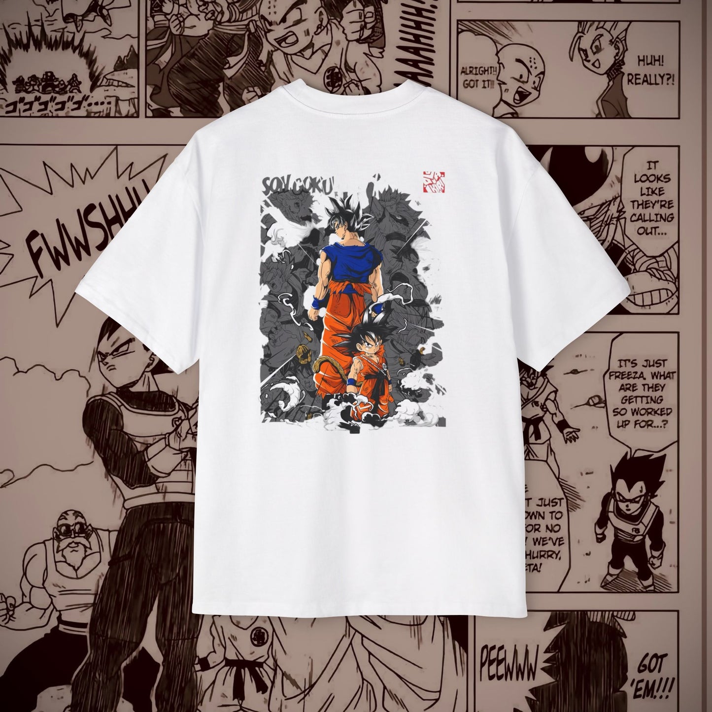 Goku Oversized Anime Tee - Dragon Ball Z Design - Perfect for Fans & Gift