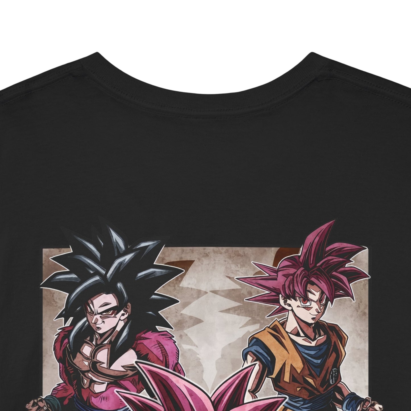 Dragon Ball Unisex Heavy Cotton Tee - Adult &Kid Goku Super Saiyan 4