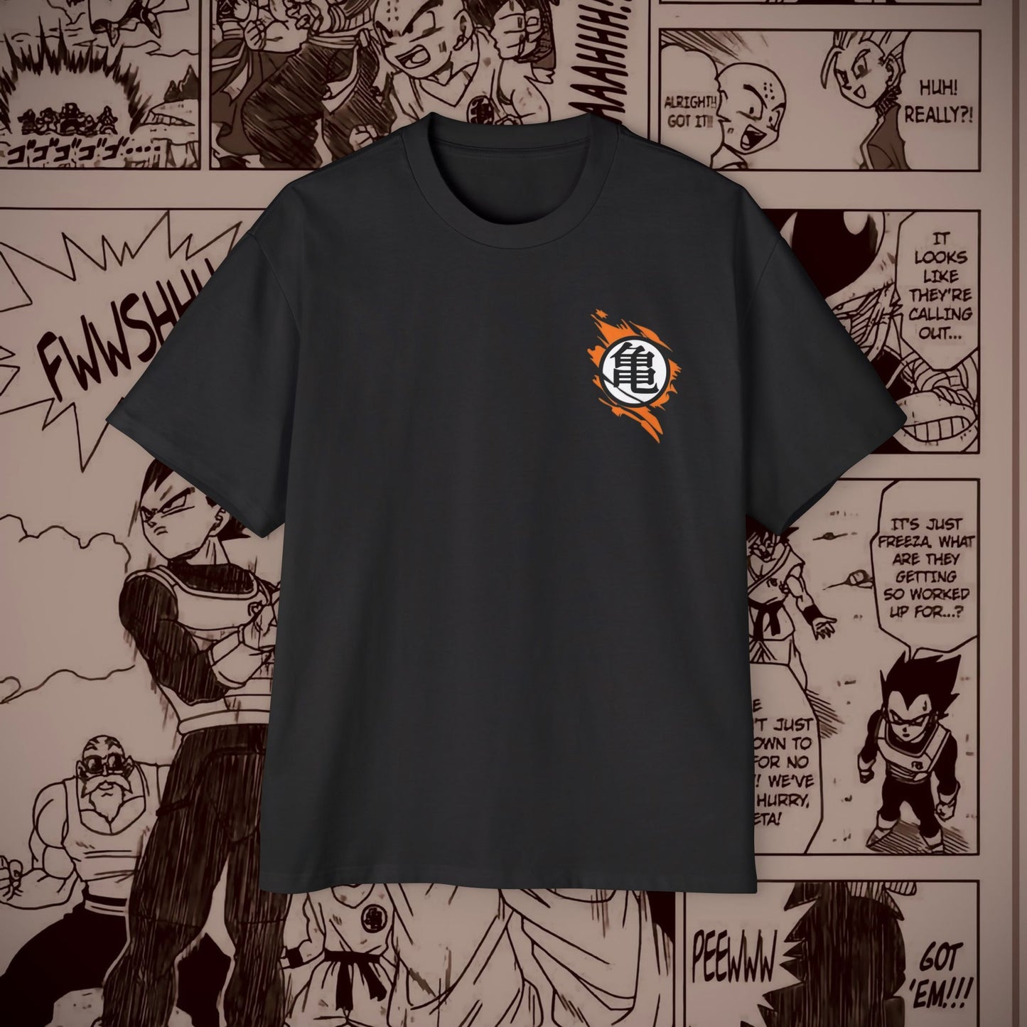 Goku Oversized Anime Tee - Dragon Ball Z Design - Perfect for Fans & Gift