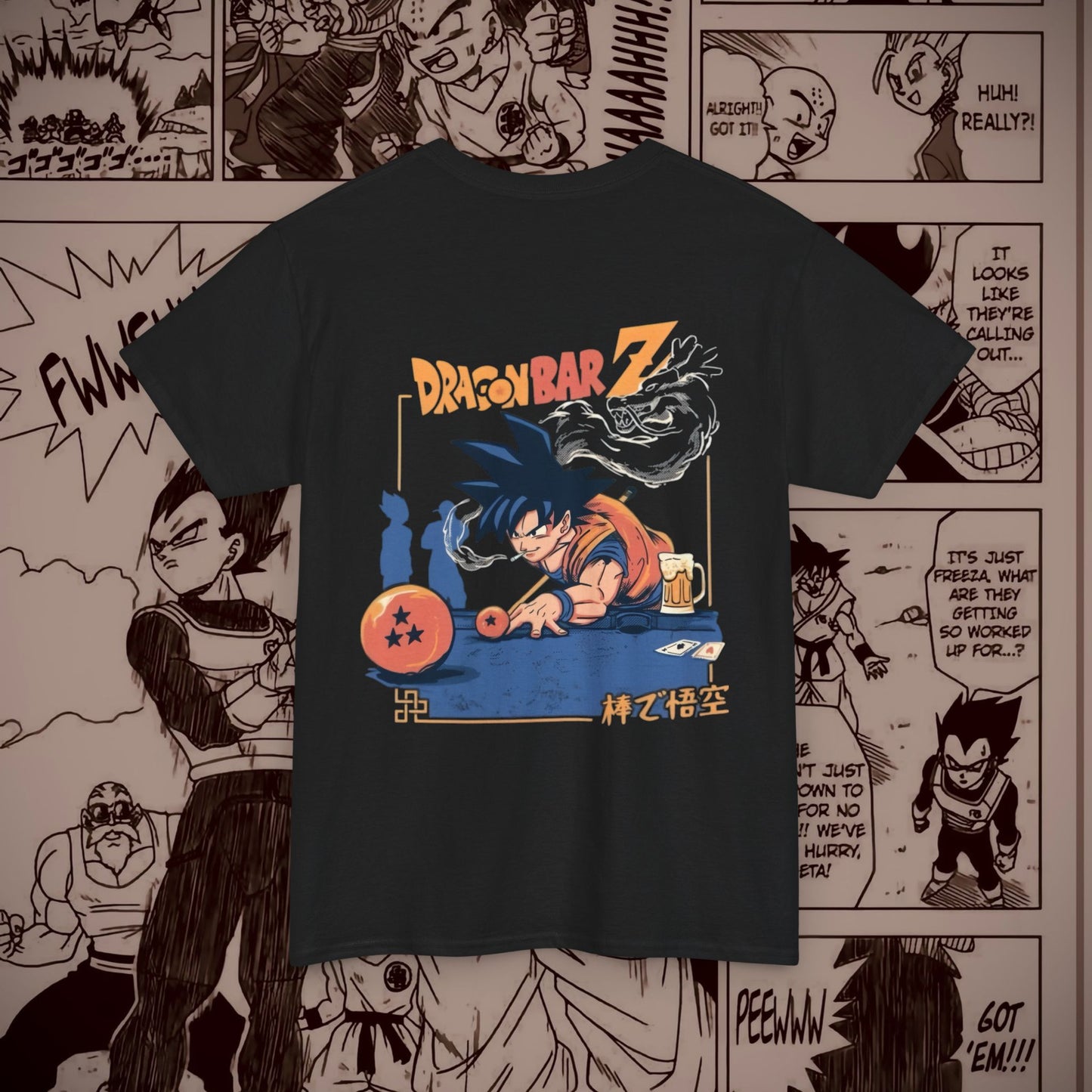 Dragon Ball Z Badass Goku Unisex Heavy Cotton Tee - Perfect for Fans and Everyday Wear