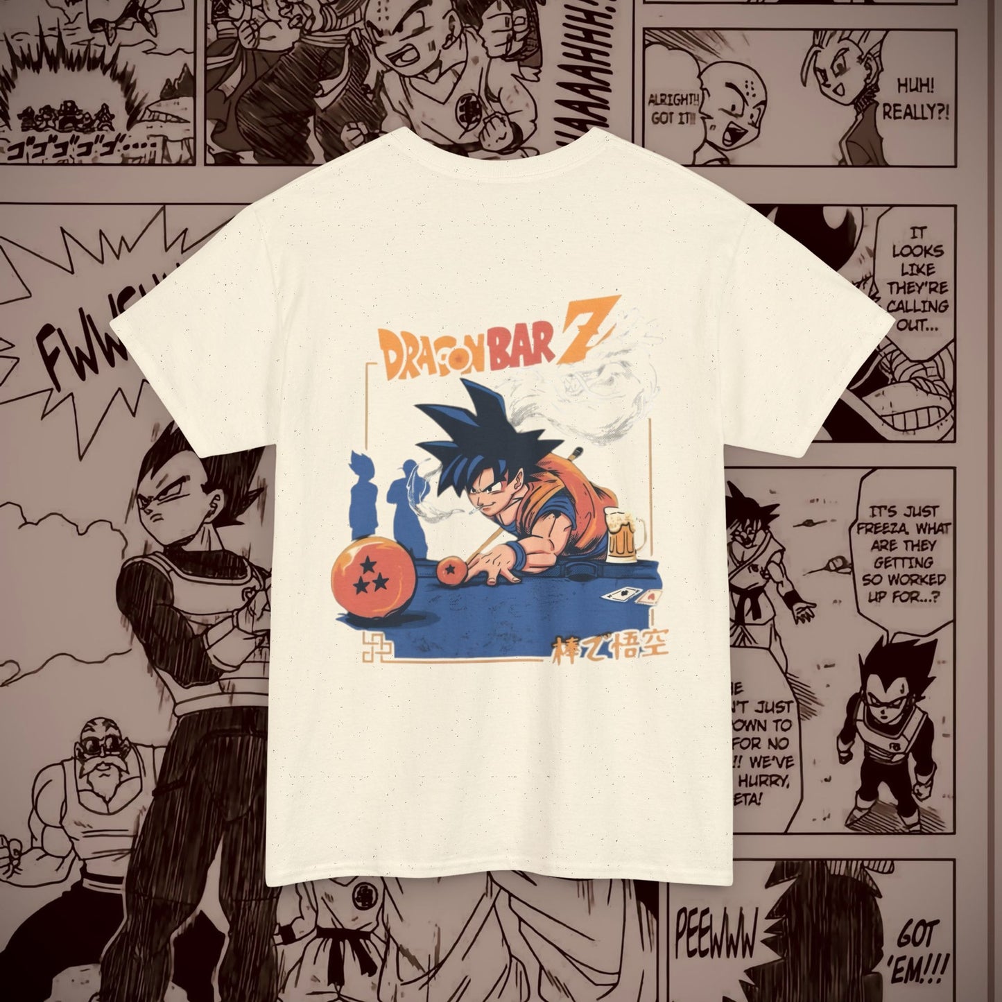 Dragon Ball Z Badass Goku Unisex Heavy Cotton Tee - Perfect for Fans and Everyday Wear