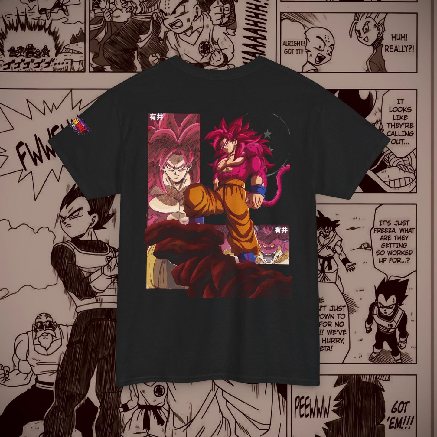 Dragon Ball Daima Unisex Heavy Cotton Tee - Super Saiyan 4 Graphic Tee for Anime Fans