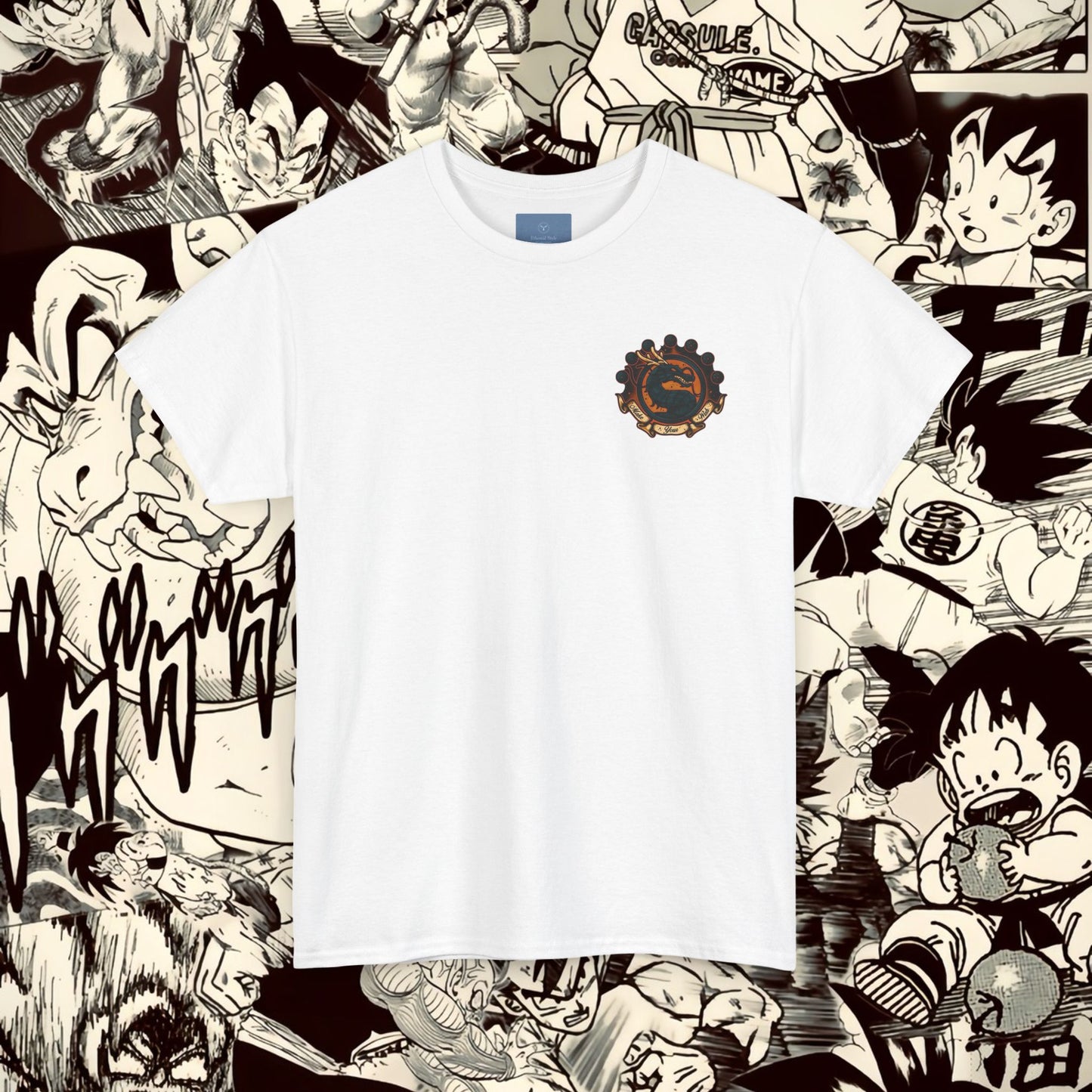 Dragon Ball Adventures Unisex Heavy Cotton Tee - Retro Anime T-Shirt