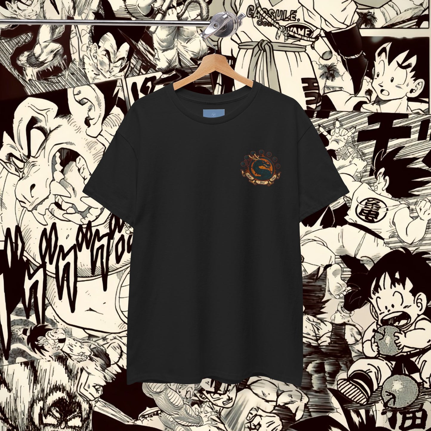 Dragon Ball Adventures Unisex Heavy Cotton Tee - Retro Anime T-Shirt