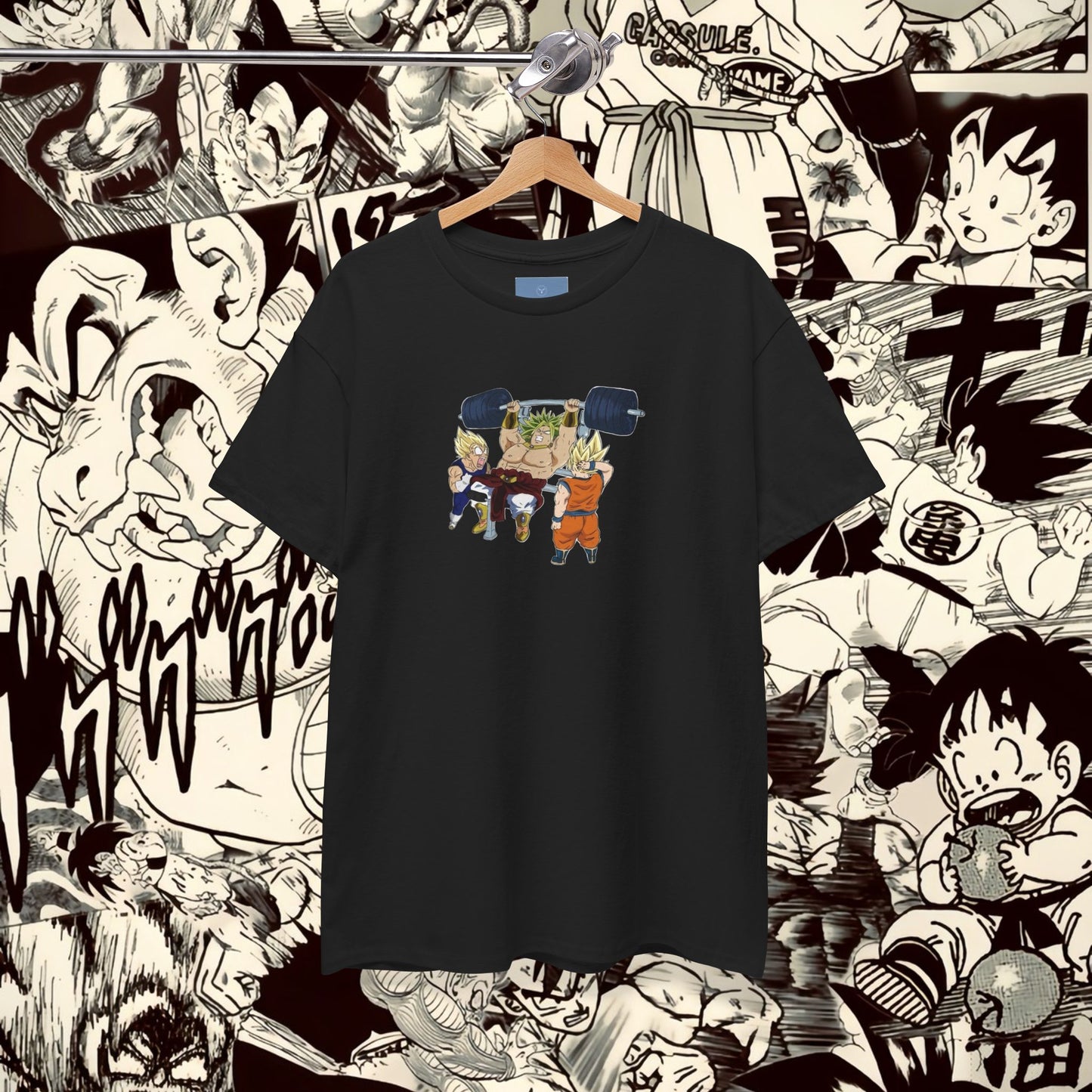 Dragon Ball Workout Tee - Unisex Heavy Cotton T-Shirt for Anime Fans