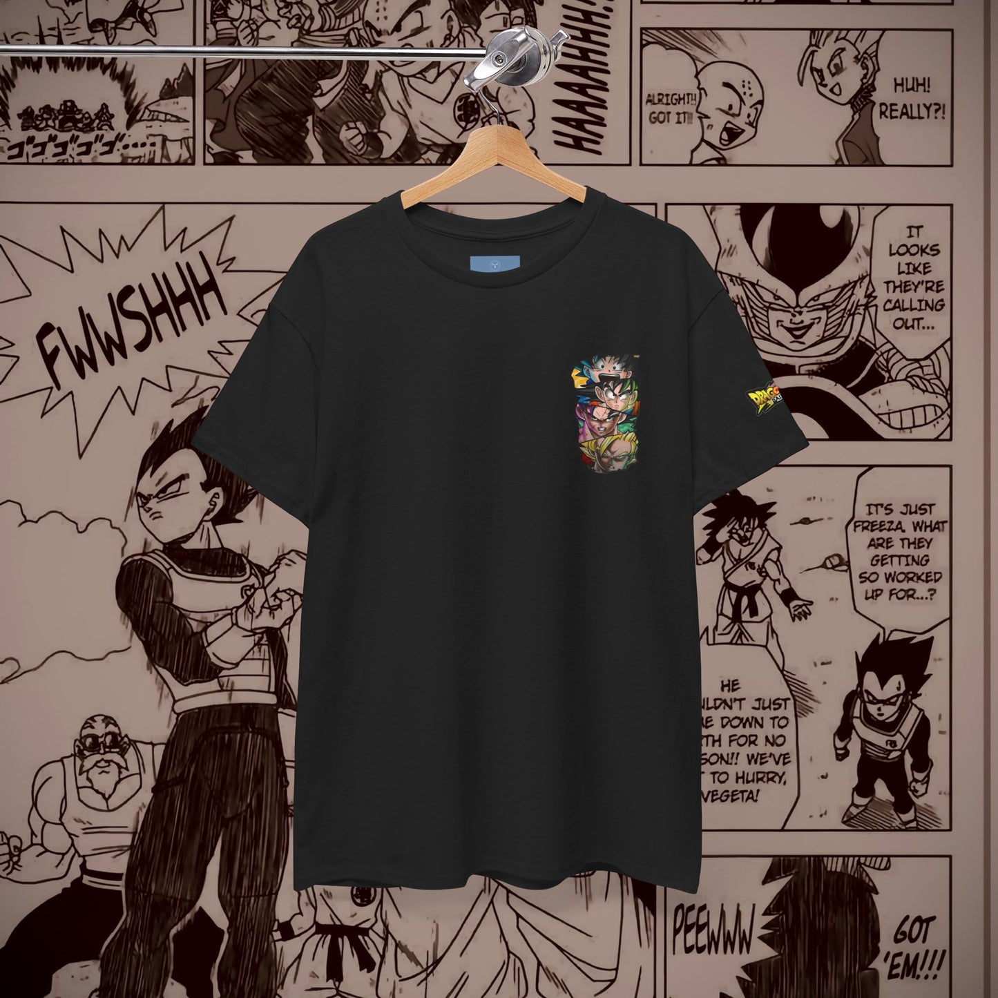 Dragon Ball Unisex Heavy Cotton Tee - Adult &Kid Goku Super Saiyan 4