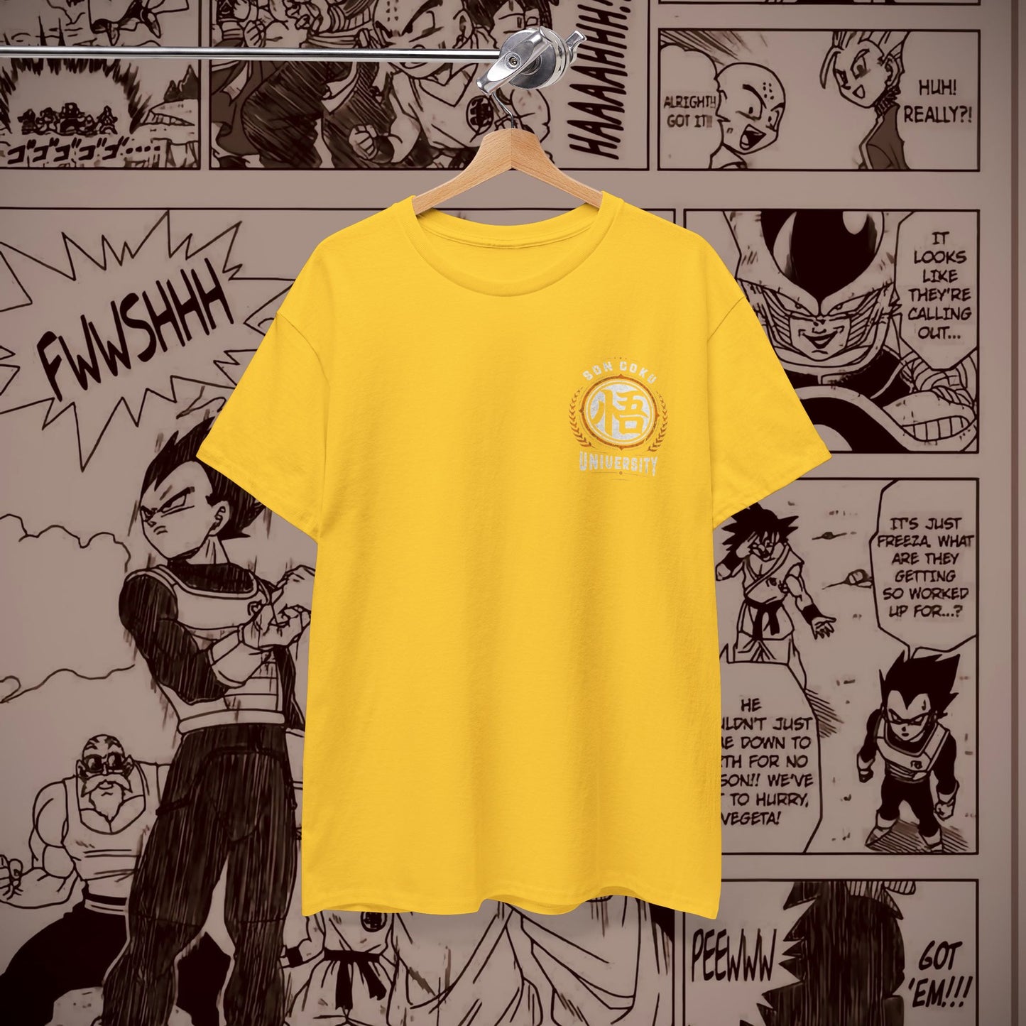 Dragon Ball Z Badass Goku Unisex Heavy Cotton Tee - Perfect for Fans and Everyday Wear