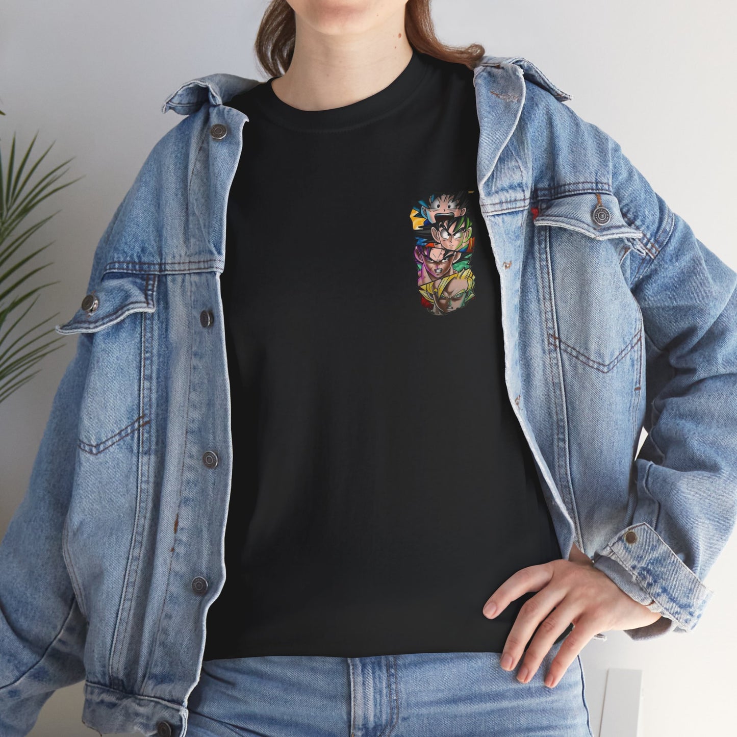 Dragon Ball Unisex Heavy Cotton Tee - Adult &Kid Goku Super Saiyan 4