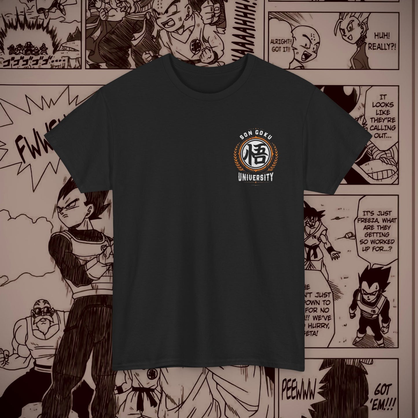 Dragon Ball Z Badass Goku Unisex Heavy Cotton Tee - Perfect for Fans and Everyday Wear