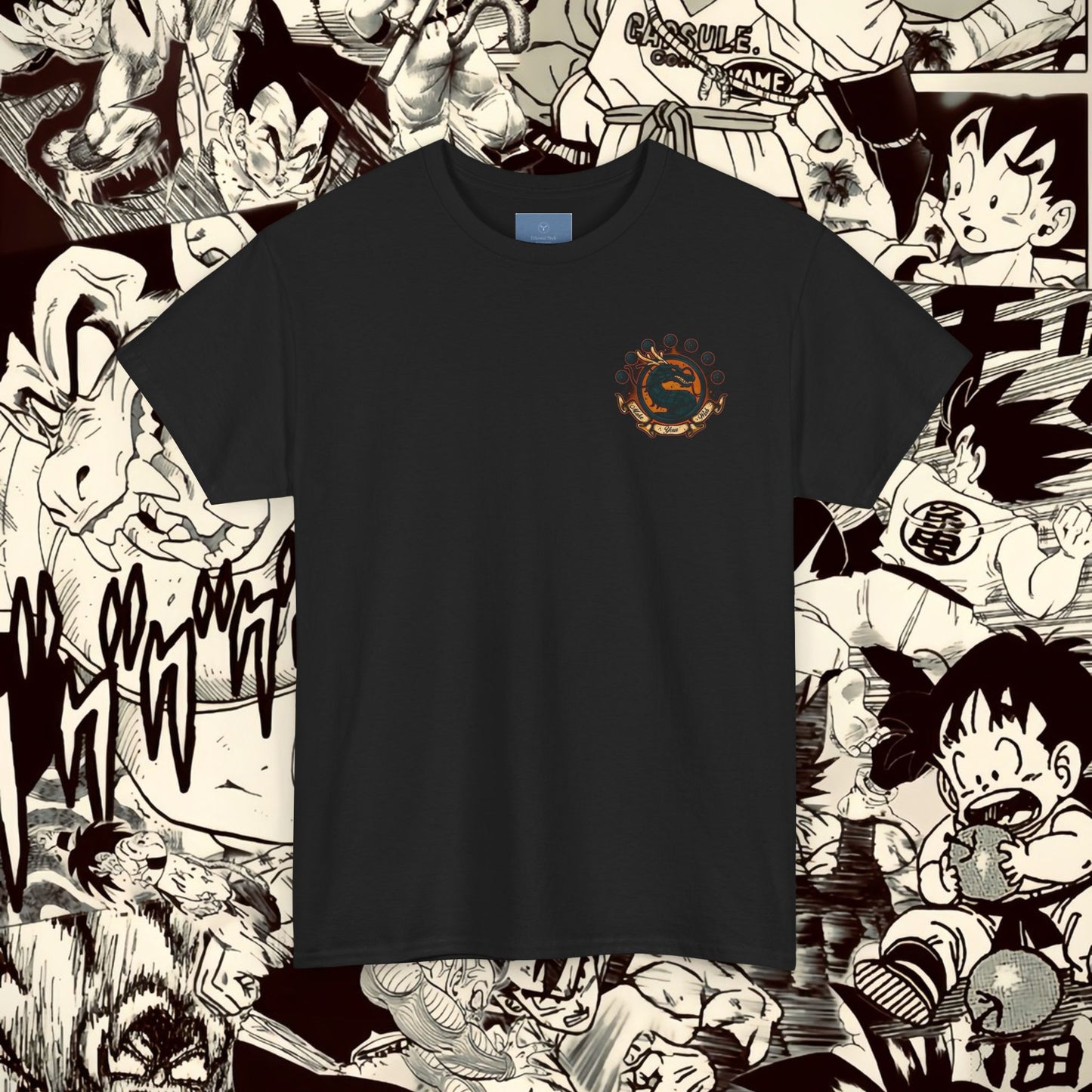 Dragon Ball Adventures Unisex Heavy Cotton Tee - Retro Anime T-Shirt