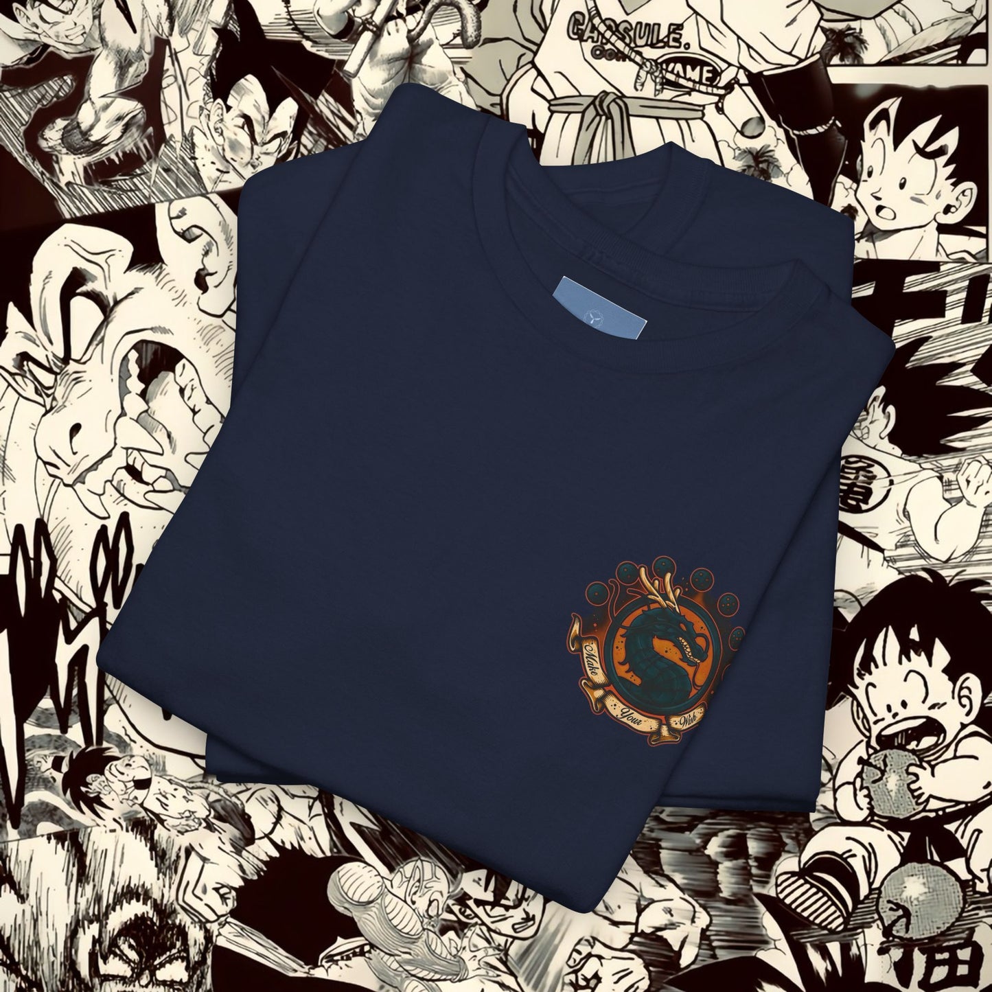 Dragon Ball Adventures Unisex Heavy Cotton Tee - Retro Anime T-Shirt