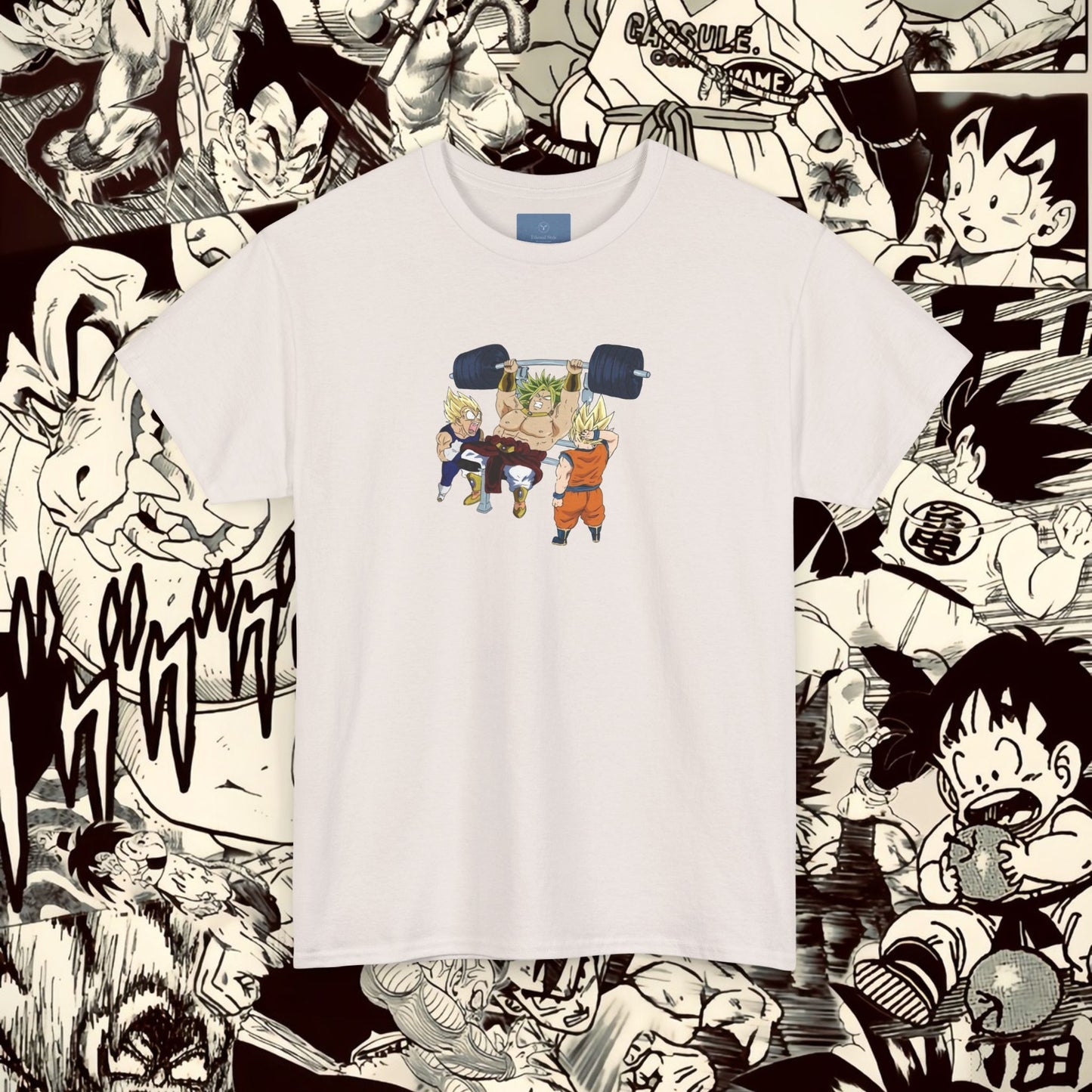 Dragon Ball Workout Tee - Unisex Heavy Cotton T-Shirt for Anime Fans