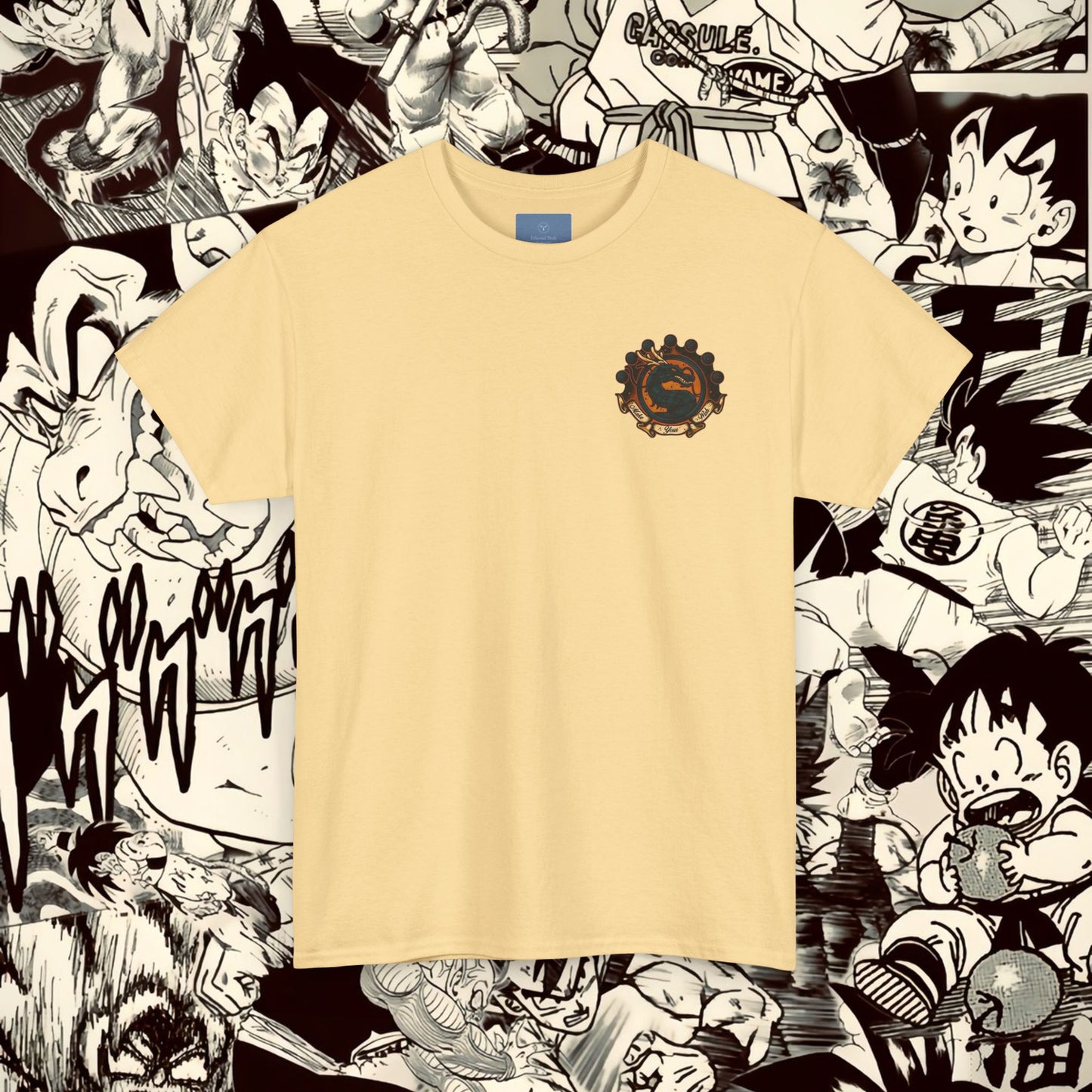 Dragon Ball Adventures Unisex Heavy Cotton Tee - Retro Anime T-Shirt