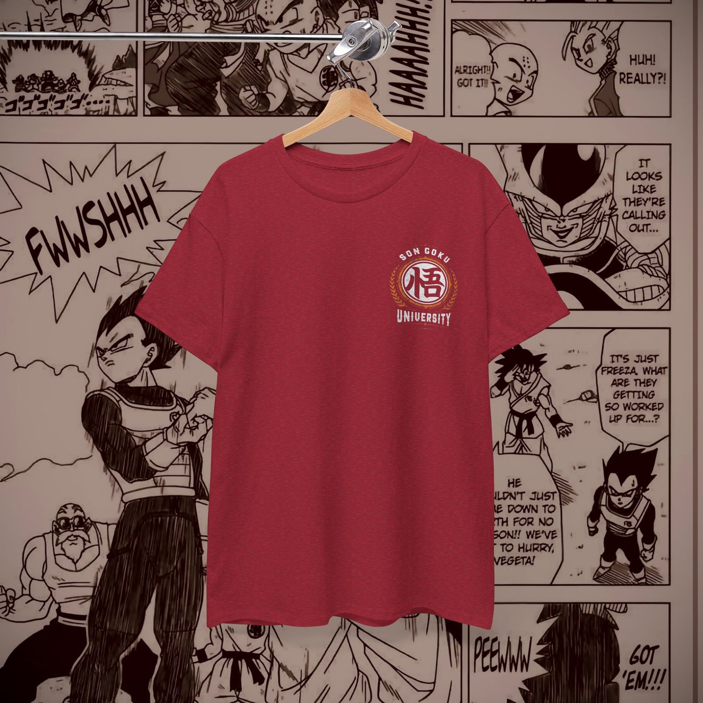 Dragon Ball Z Badass Goku Unisex Heavy Cotton Tee - Perfect for Fans and Everyday Wear