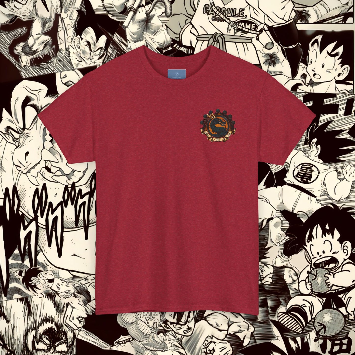 Dragon Ball Adventures Unisex Heavy Cotton Tee - Retro Anime T-Shirt