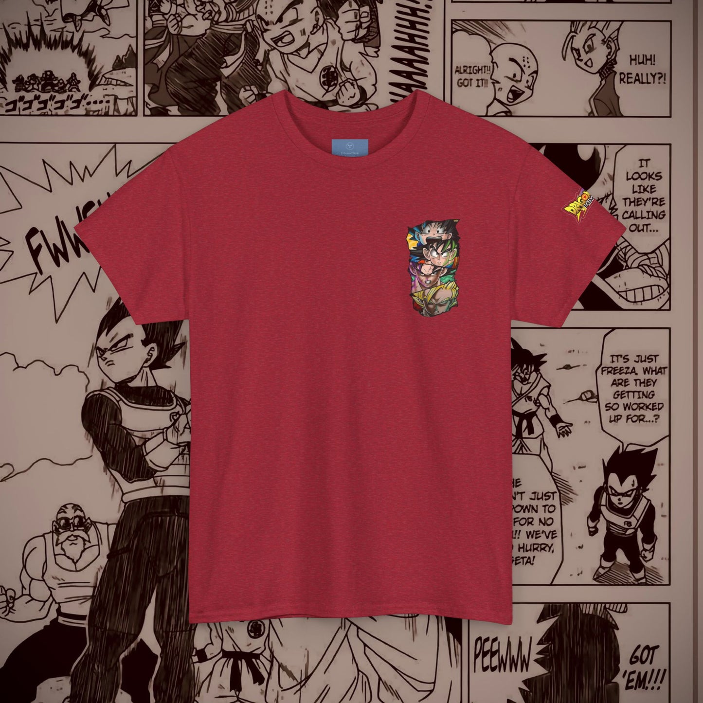 Dragon Ball Unisex Heavy Cotton Tee - Adult &Kid Goku Super Saiyan 4