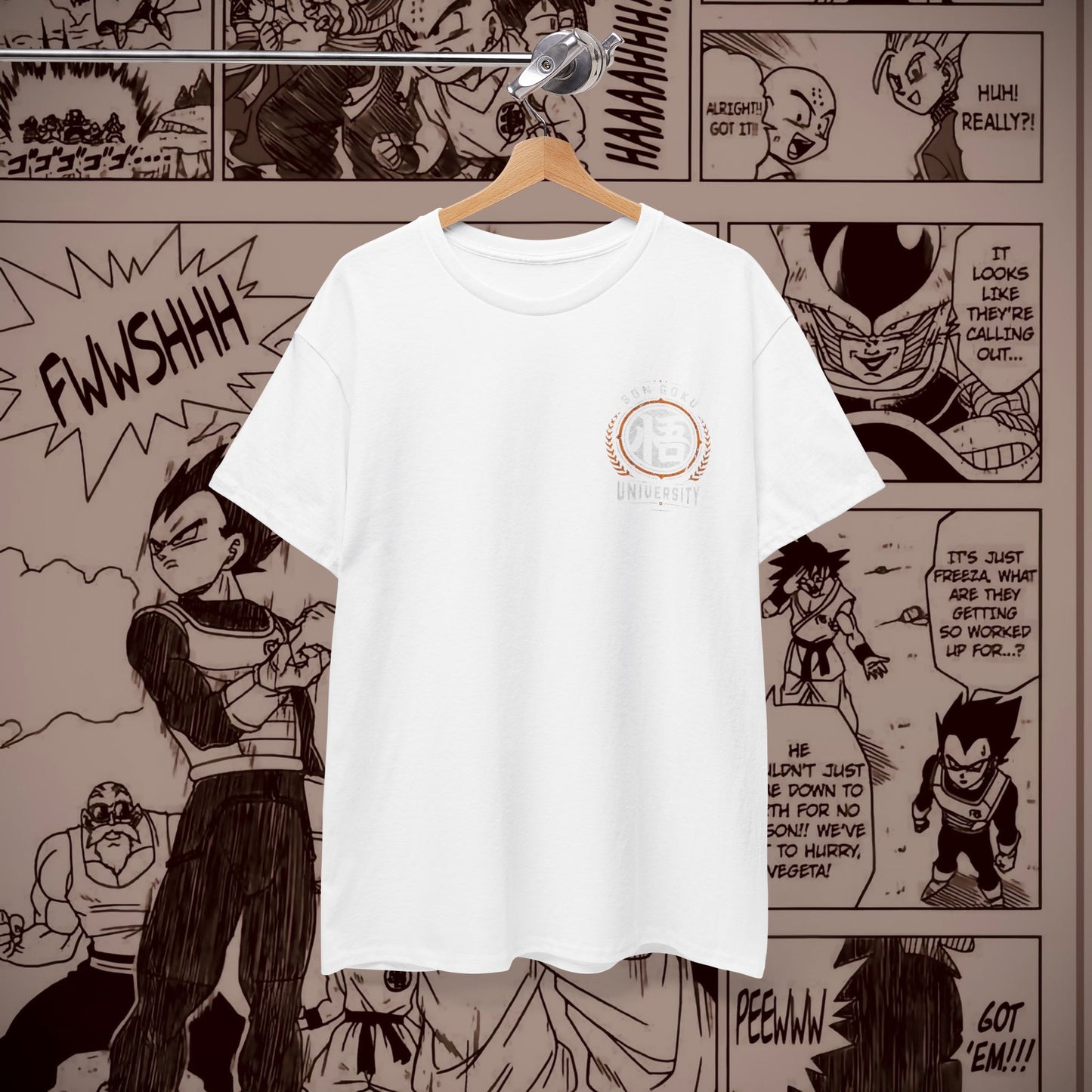 Dragon Ball Z Badass Goku Unisex Heavy Cotton Tee - Perfect for Fans and Everyday Wear