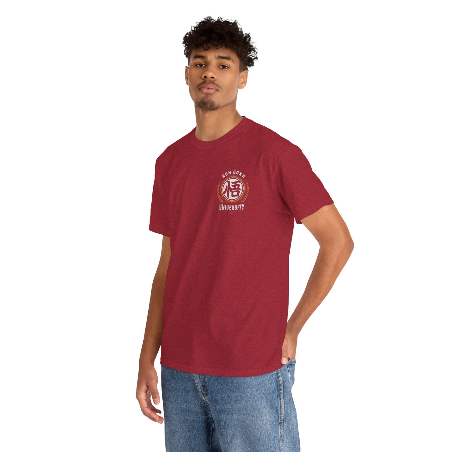 Dragon Ball Z Badass Goku Unisex Heavy Cotton Tee - Perfect for Fans and Everyday Wear