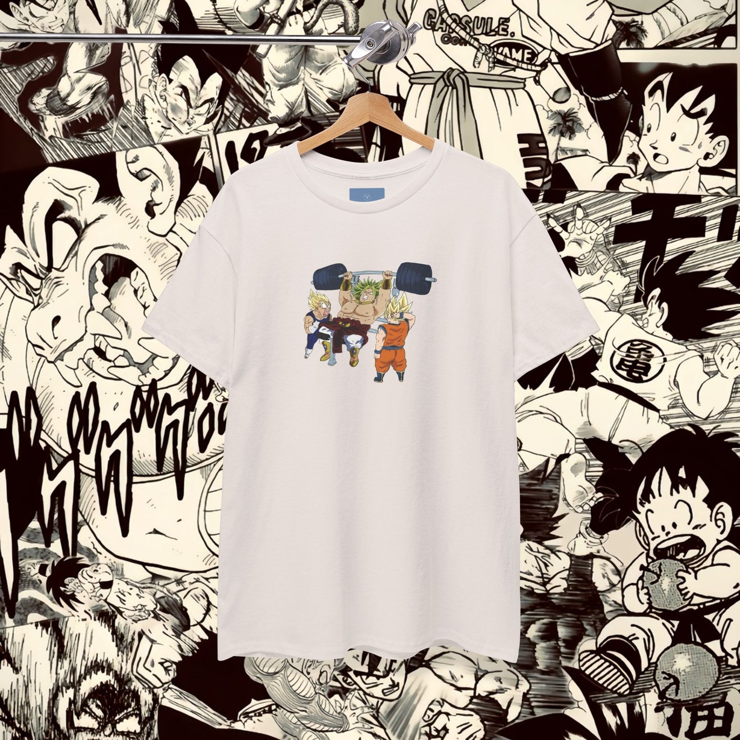 Dragon Ball Workout Tee - Unisex Heavy Cotton T-Shirt for Anime Fans