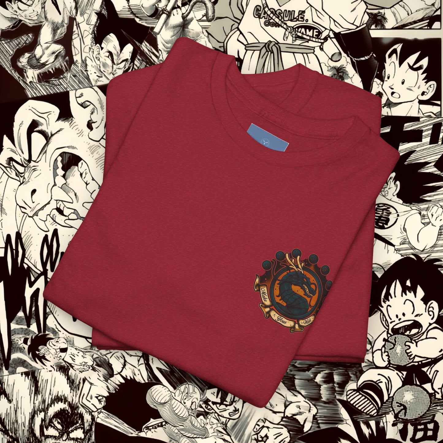 Dragon Ball Adventures Unisex Heavy Cotton Tee - Retro Anime T-Shirt