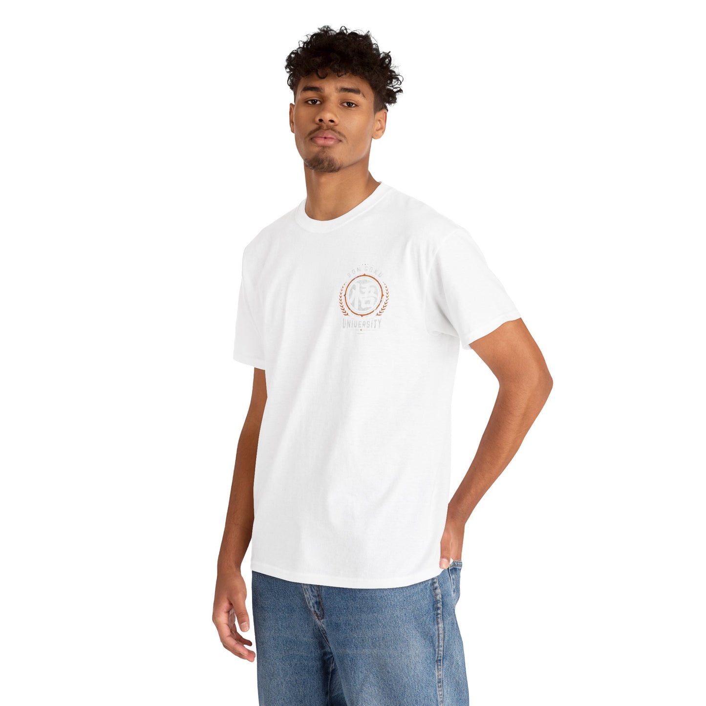 Dragon Ball Z Badass Goku Unisex Heavy Cotton Tee - Perfect for Fans and Everyday Wear