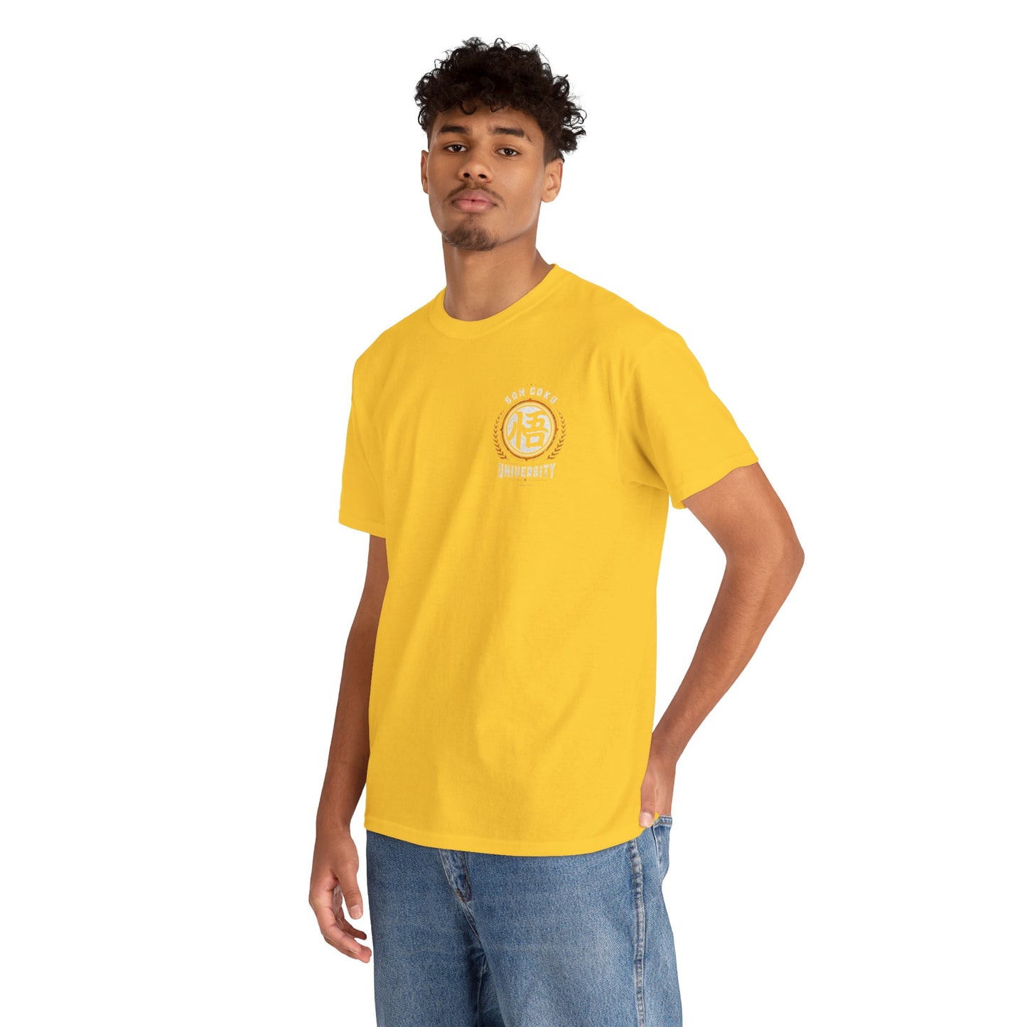 Dragon Ball Z Badass Goku Unisex Heavy Cotton Tee - Perfect for Fans and Everyday Wear