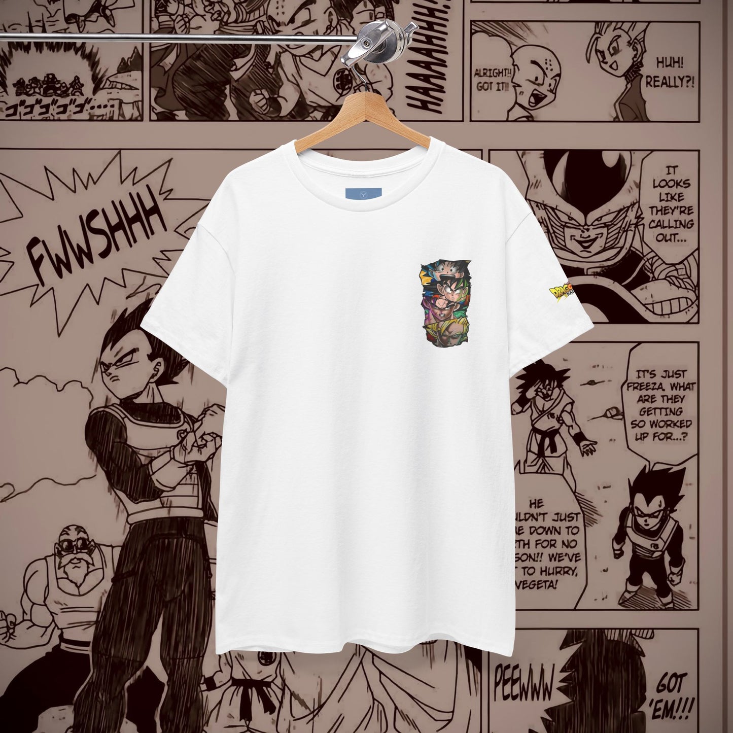 Dragon Ball Unisex Heavy Cotton Tee - Adult &Kid Goku Super Saiyan 4