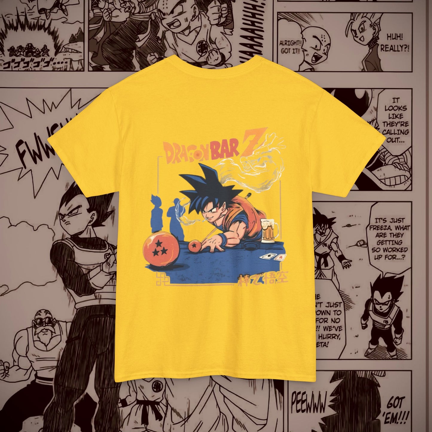 Dragon Ball Z Badass Goku Unisex Heavy Cotton Tee - Perfect for Fans and Everyday Wear