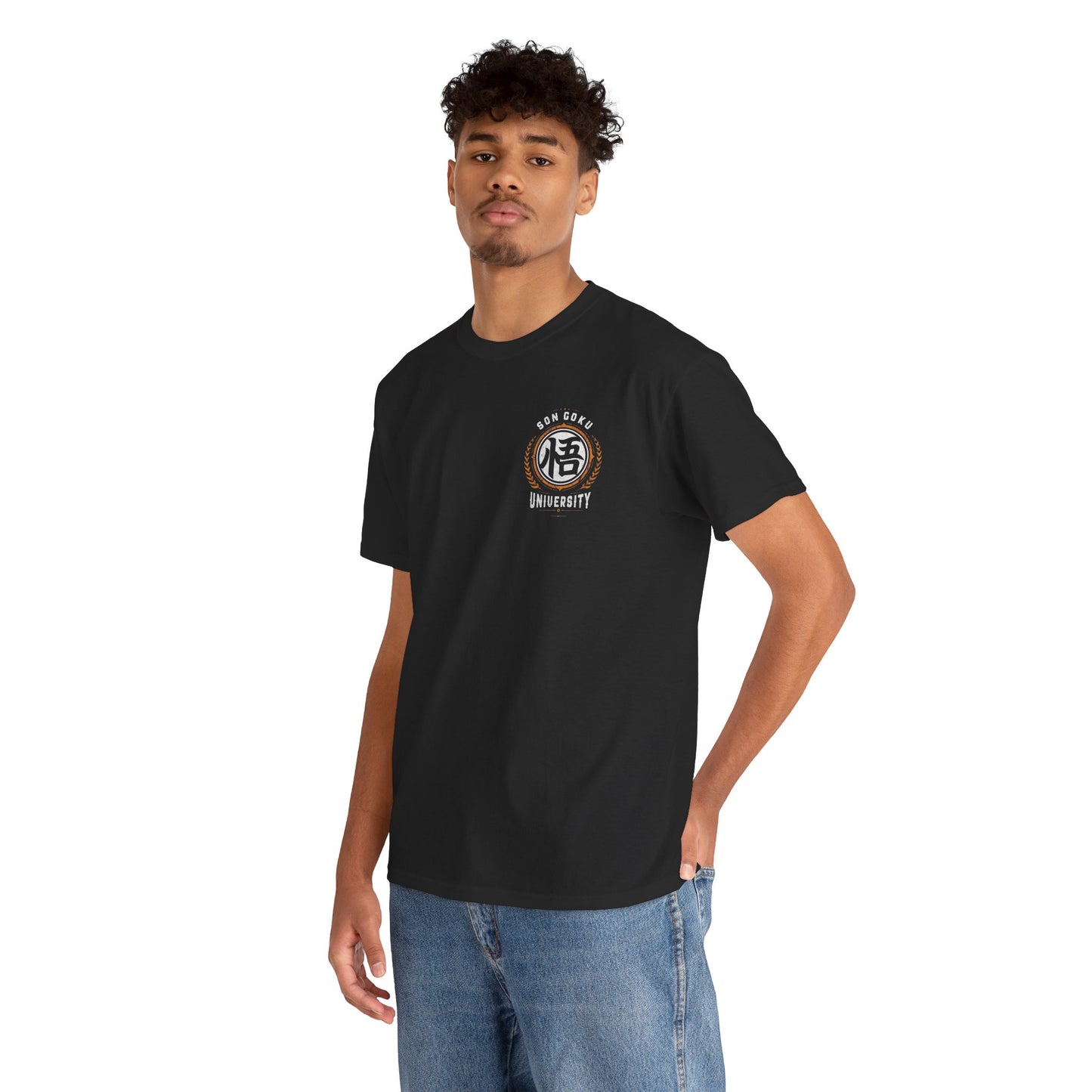 Dragon Ball Z Badass Goku Unisex Heavy Cotton Tee - Perfect for Fans and Everyday Wear