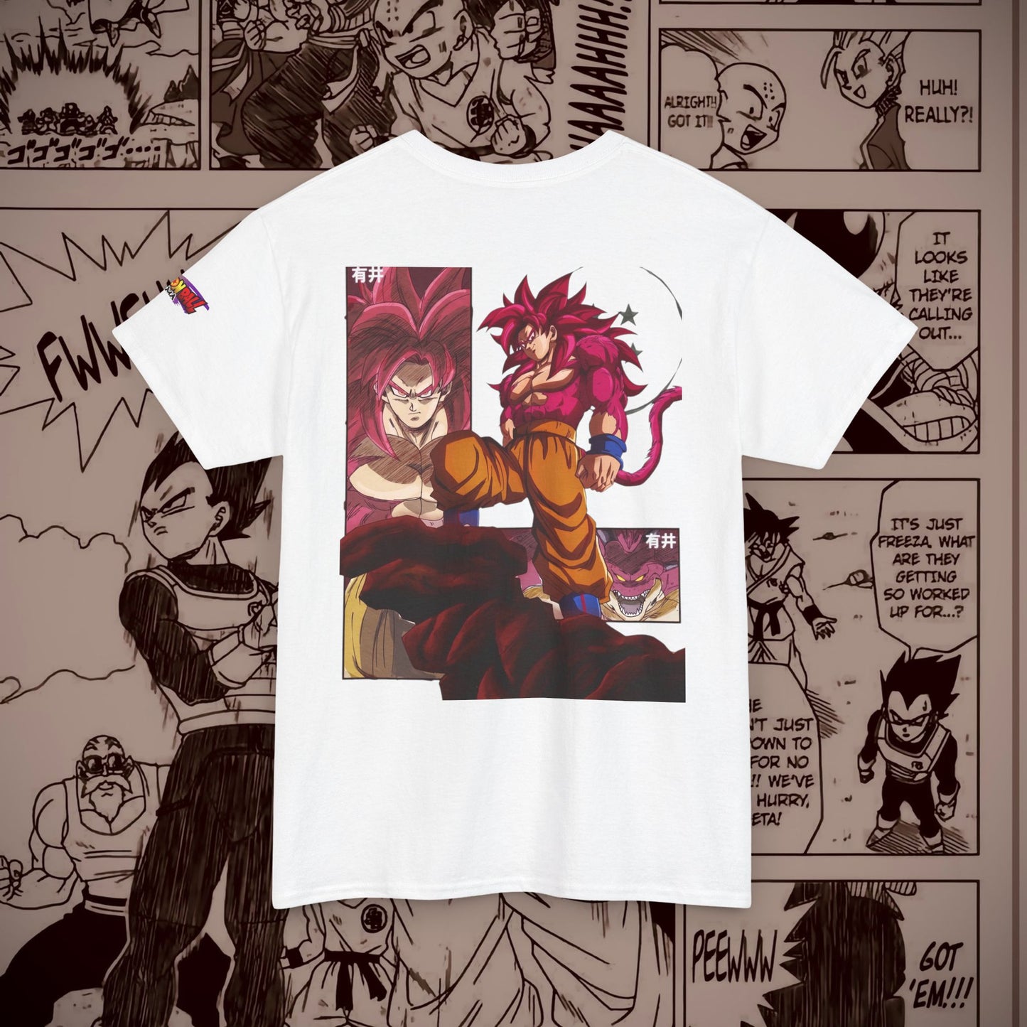 Dragon Ball Daima Unisex Heavy Cotton Tee - Super Saiyan 4 Graphic Tee for Anime Fans