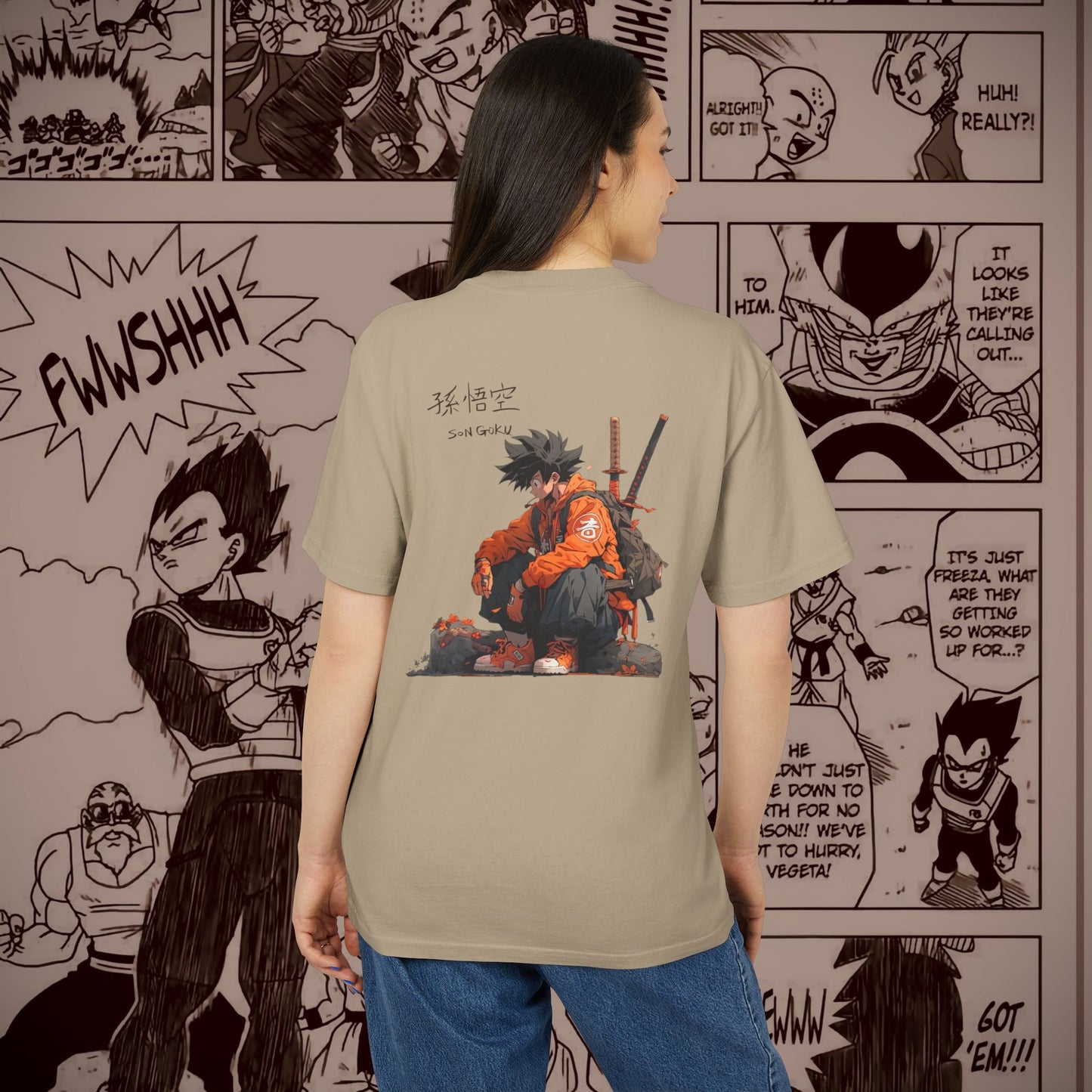 Goku Samurai: The Warrior’s Legacy Heavy Tee Unisex