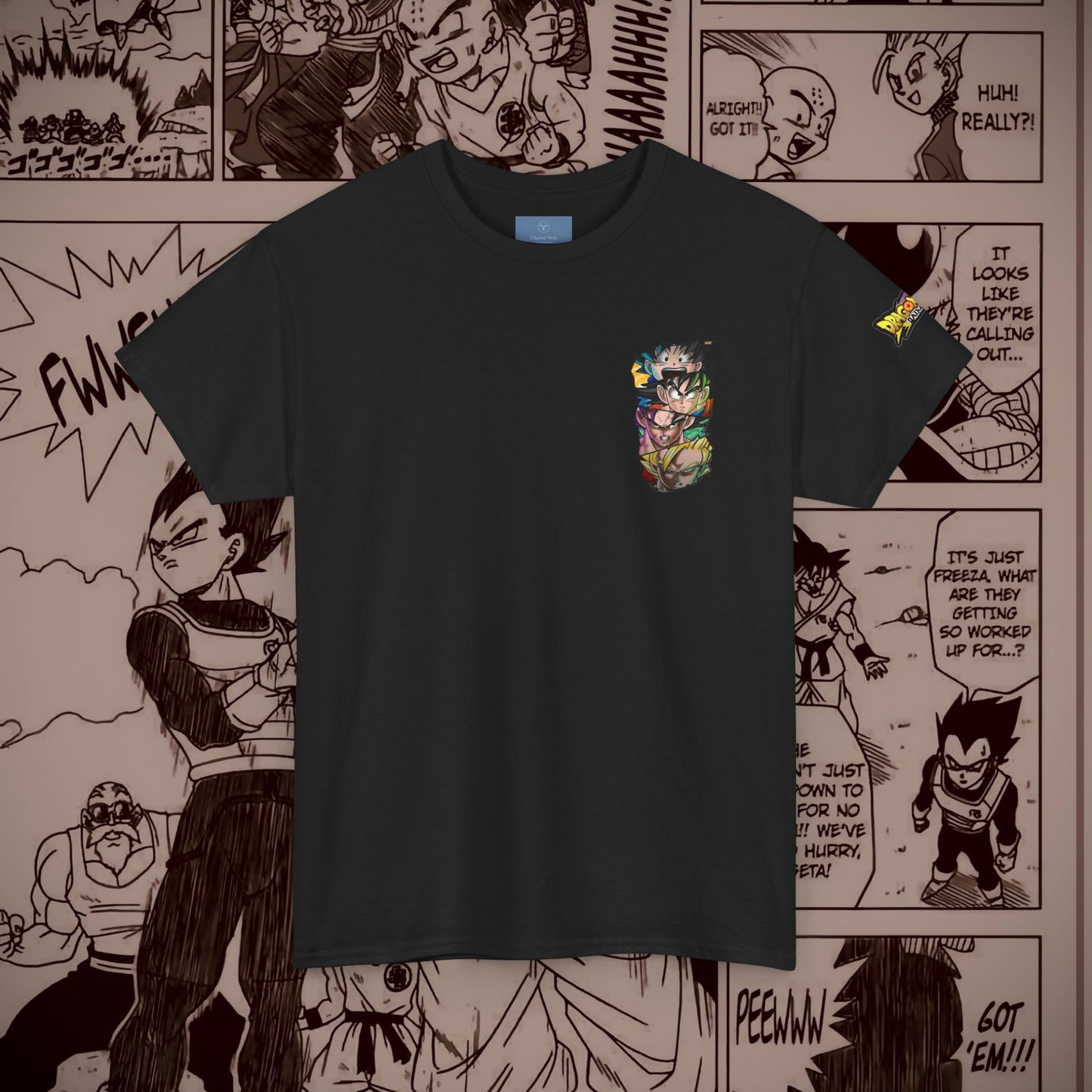 Dragon Ball Unisex Heavy Cotton Tee - Adult &Kid Goku Super Saiyan 4