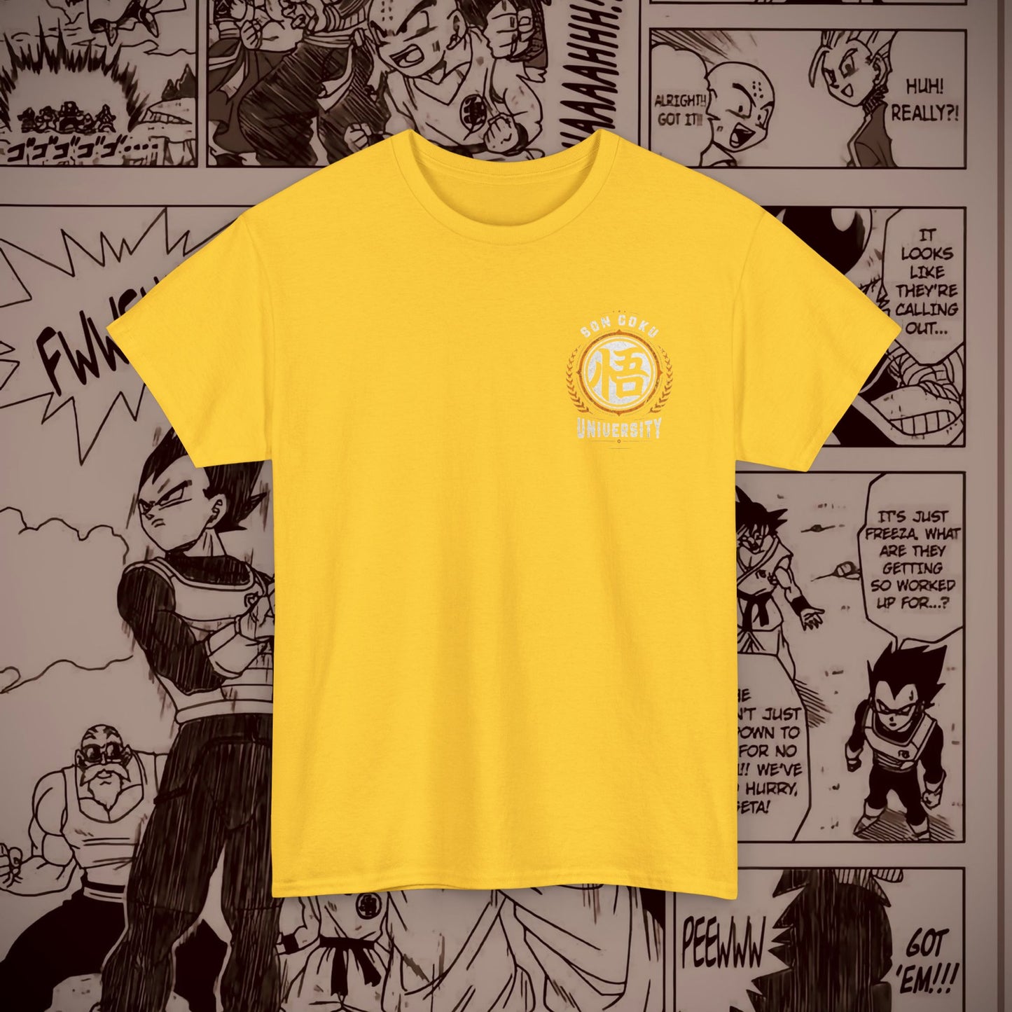 Dragon Ball Z Badass Goku Unisex Heavy Cotton Tee - Perfect for Fans and Everyday Wear