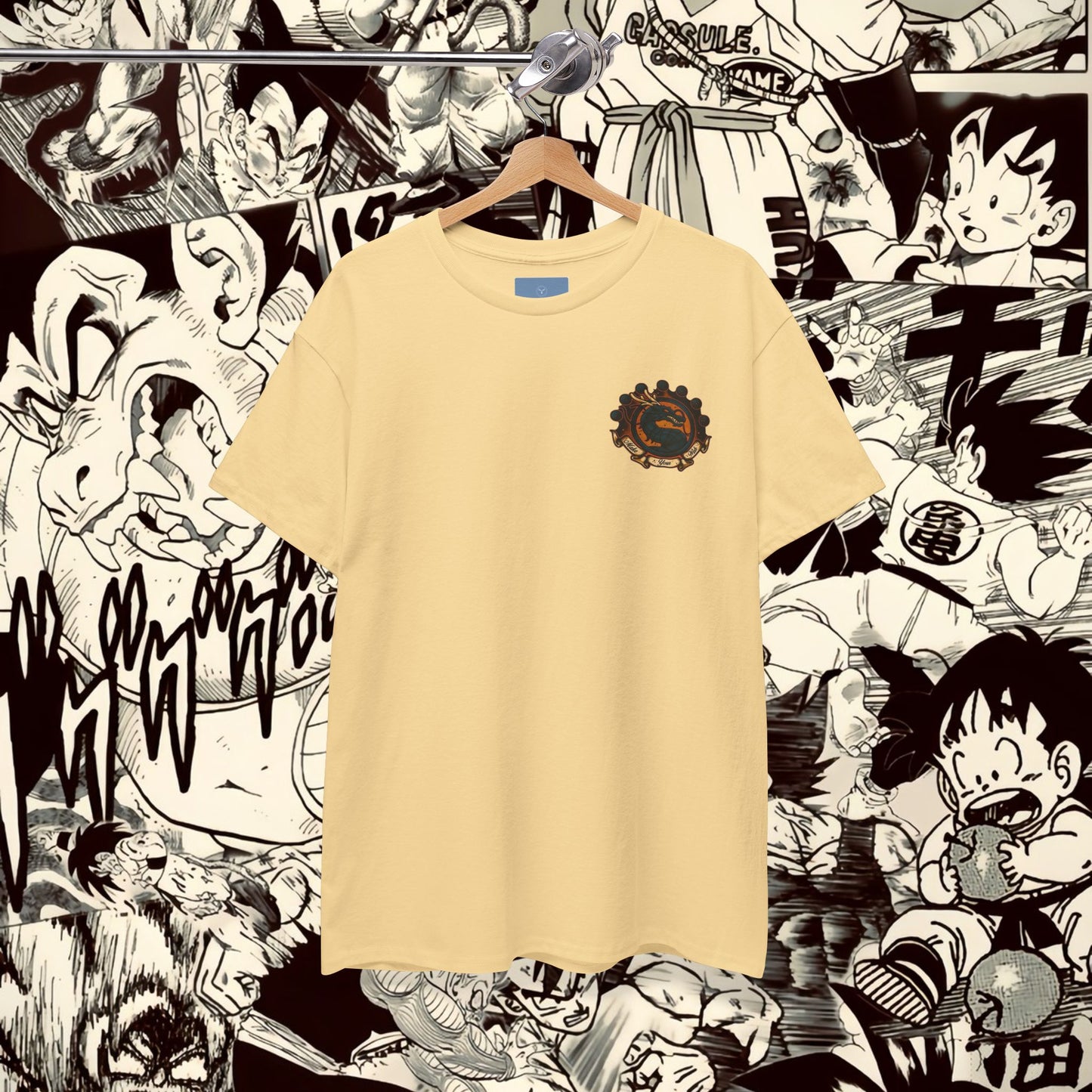 Dragon Ball Adventures Unisex Heavy Cotton Tee - Retro Anime T-Shirt