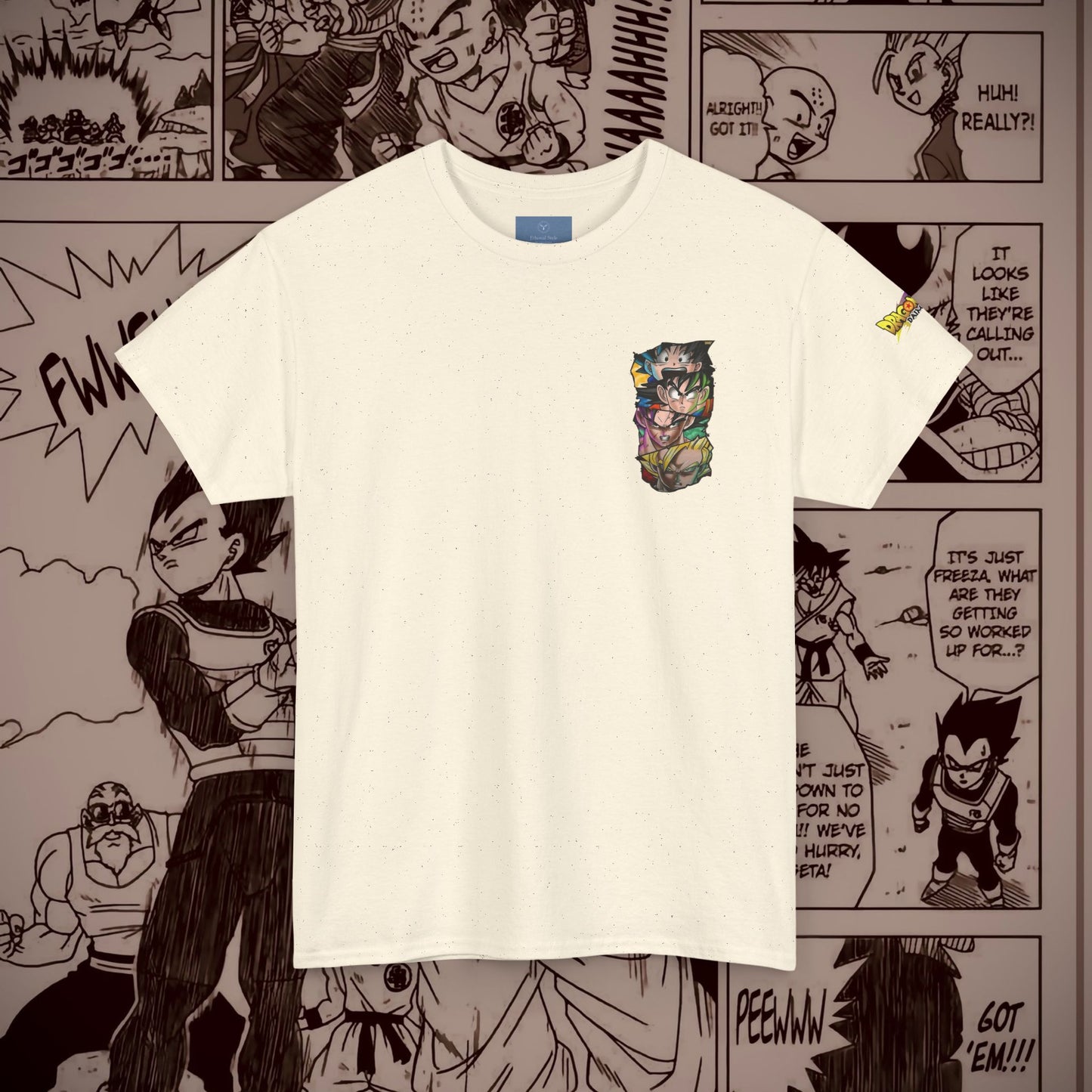 Dragon Ball Unisex Heavy Cotton Tee - Adult &Kid Goku Super Saiyan 4