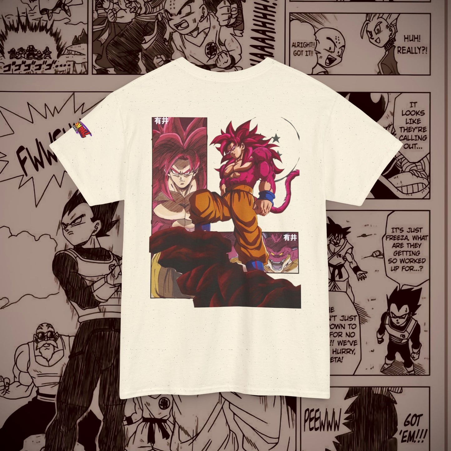 Dragon Ball Daima Unisex Heavy Cotton Tee - Super Saiyan 4 Graphic Tee for Anime Fans