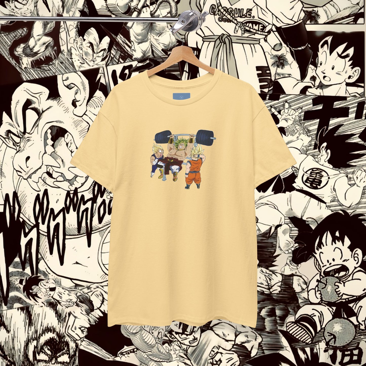 Dragon Ball Workout Tee - Unisex Heavy Cotton T-Shirt for Anime Fans