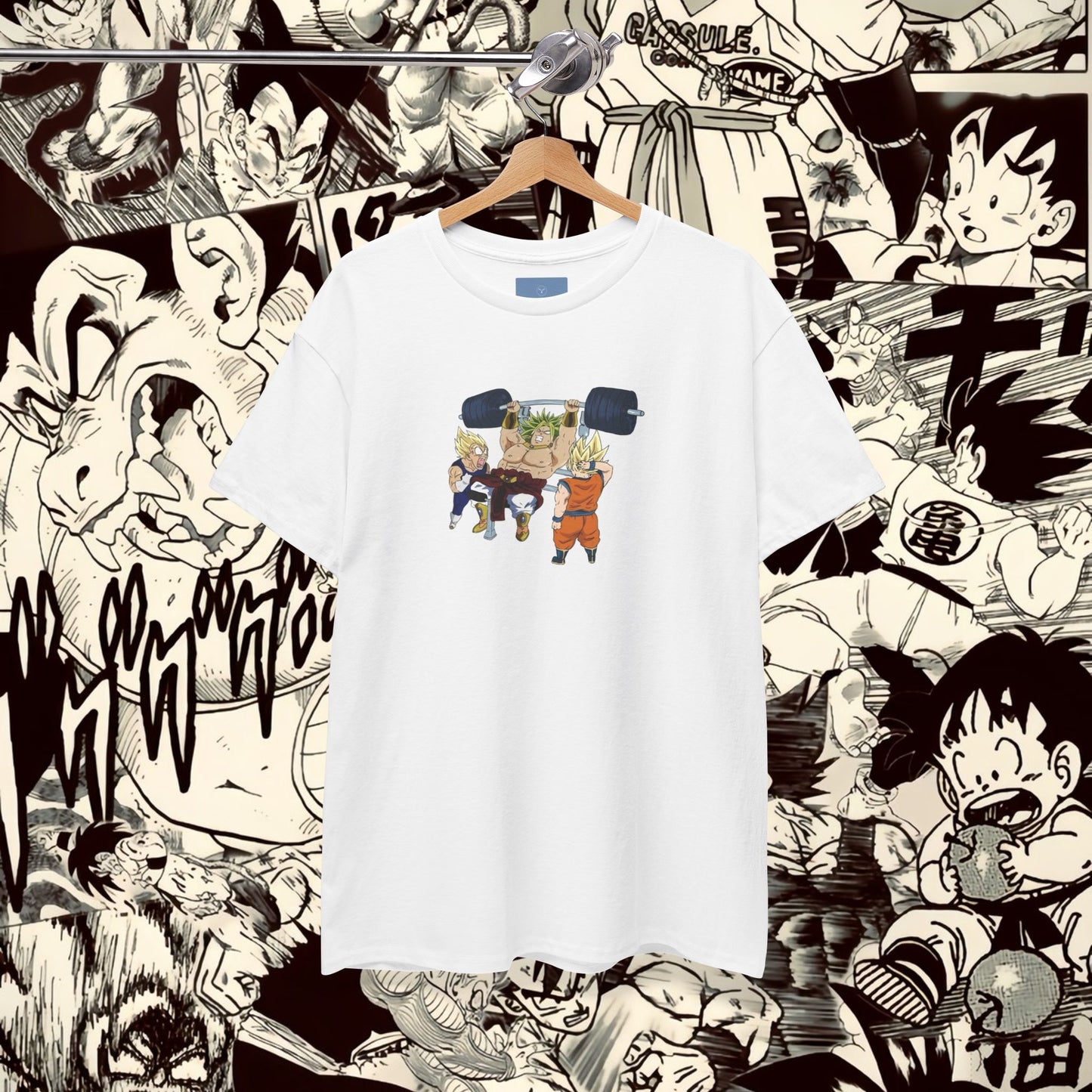 Dragon Ball Workout Tee - Unisex Heavy Cotton T-Shirt for Anime Fans