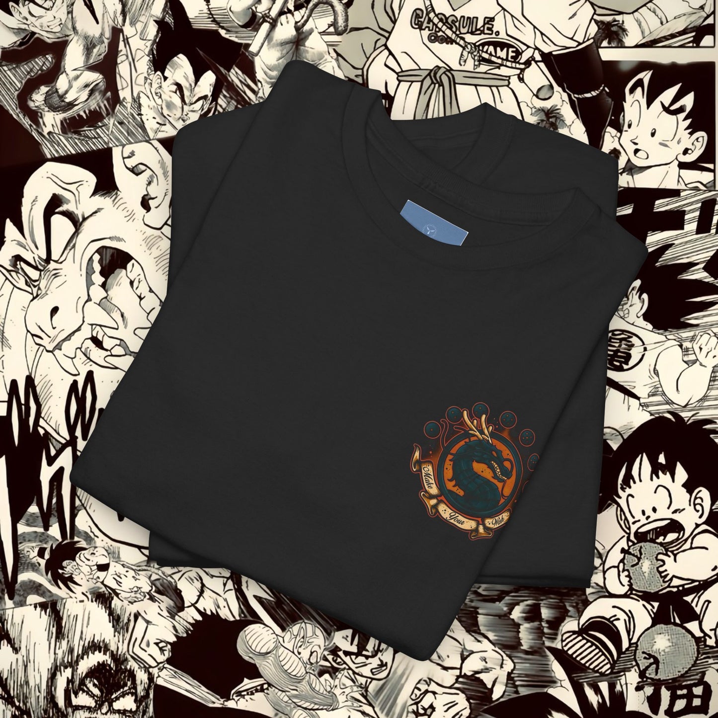 Dragon Ball Adventures Unisex Heavy Cotton Tee - Retro Anime T-Shirt
