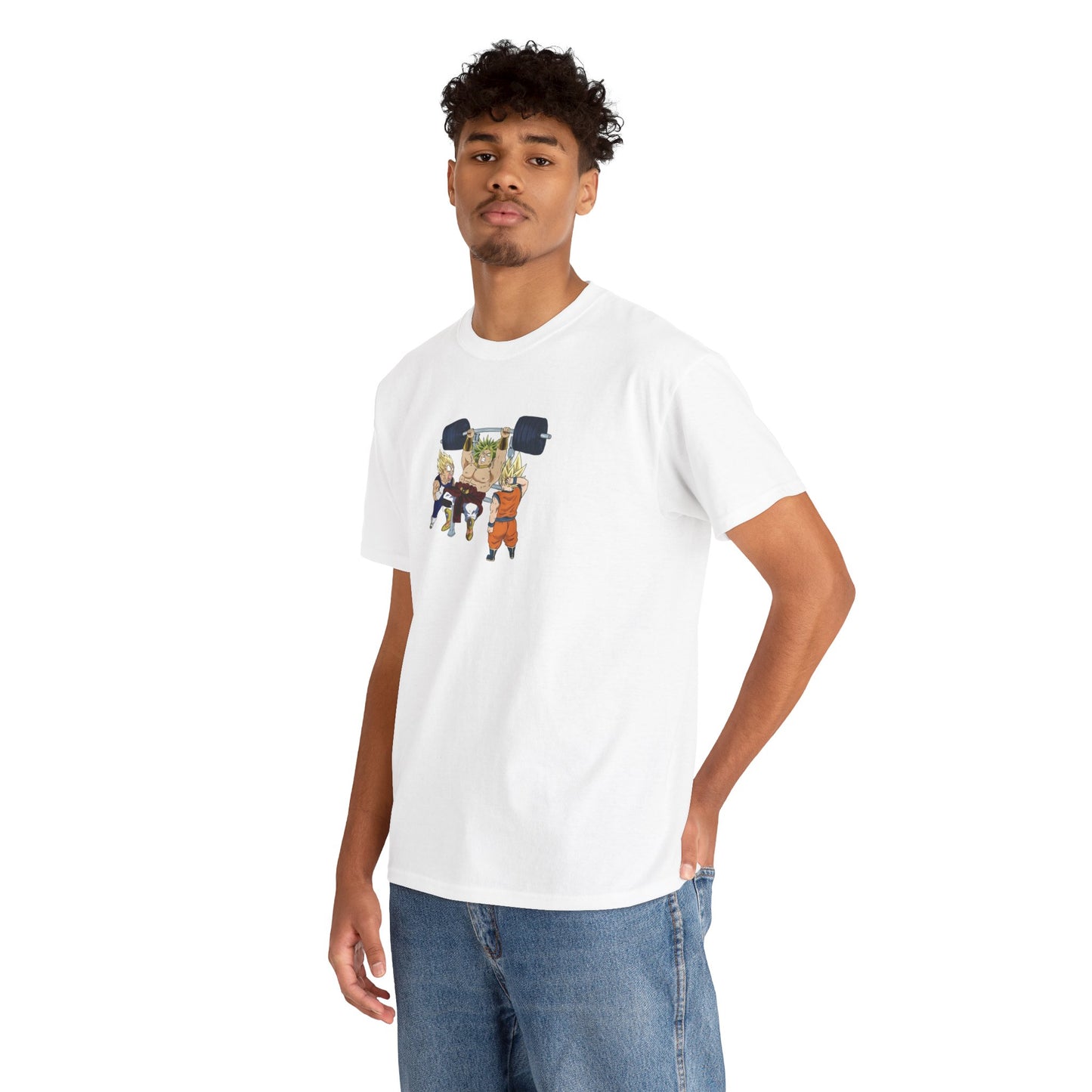 Dragon Ball Workout Tee - Unisex Heavy Cotton T-Shirt for Anime Fans