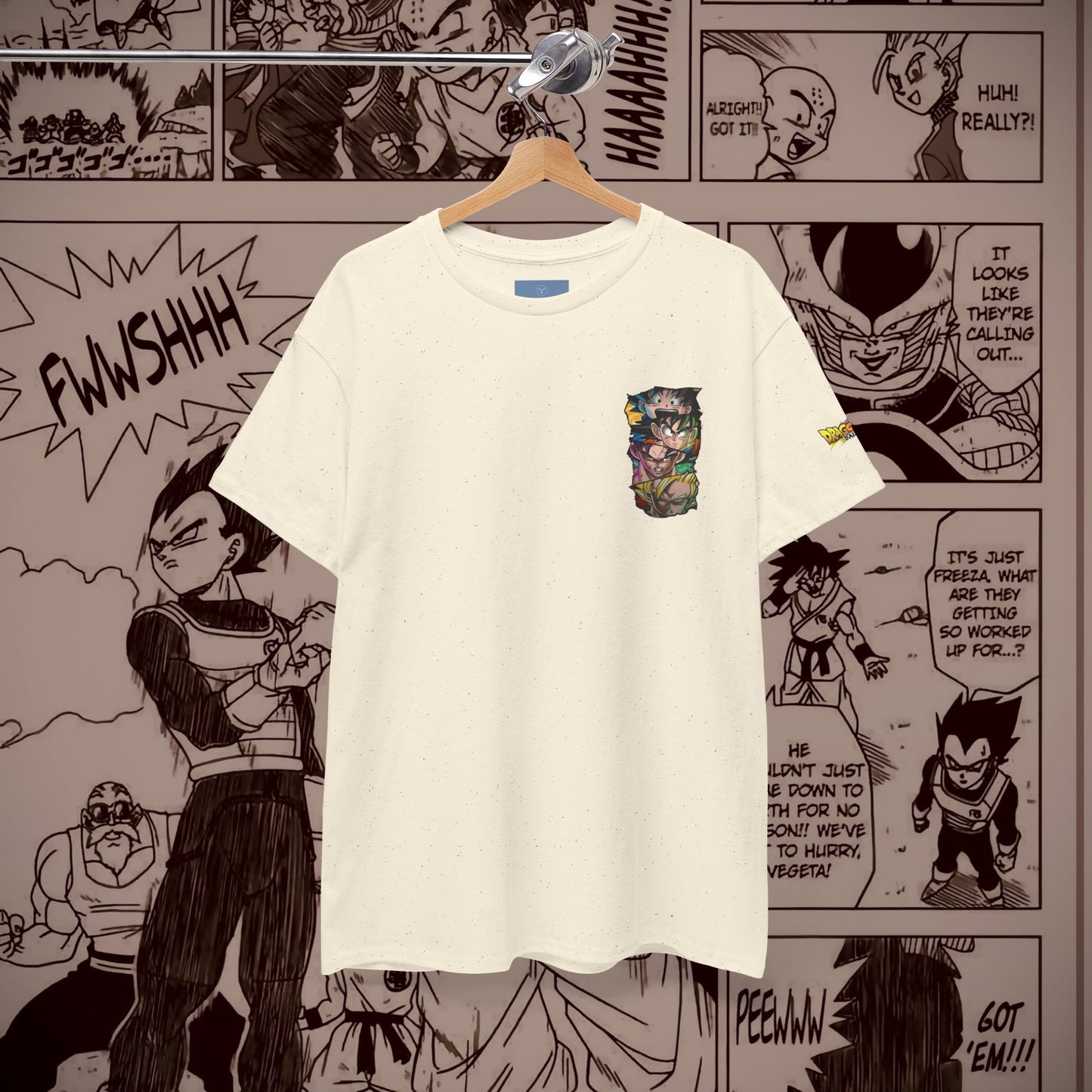 Dragon Ball Unisex Heavy Cotton Tee - Adult &Kid Goku Super Saiyan 4