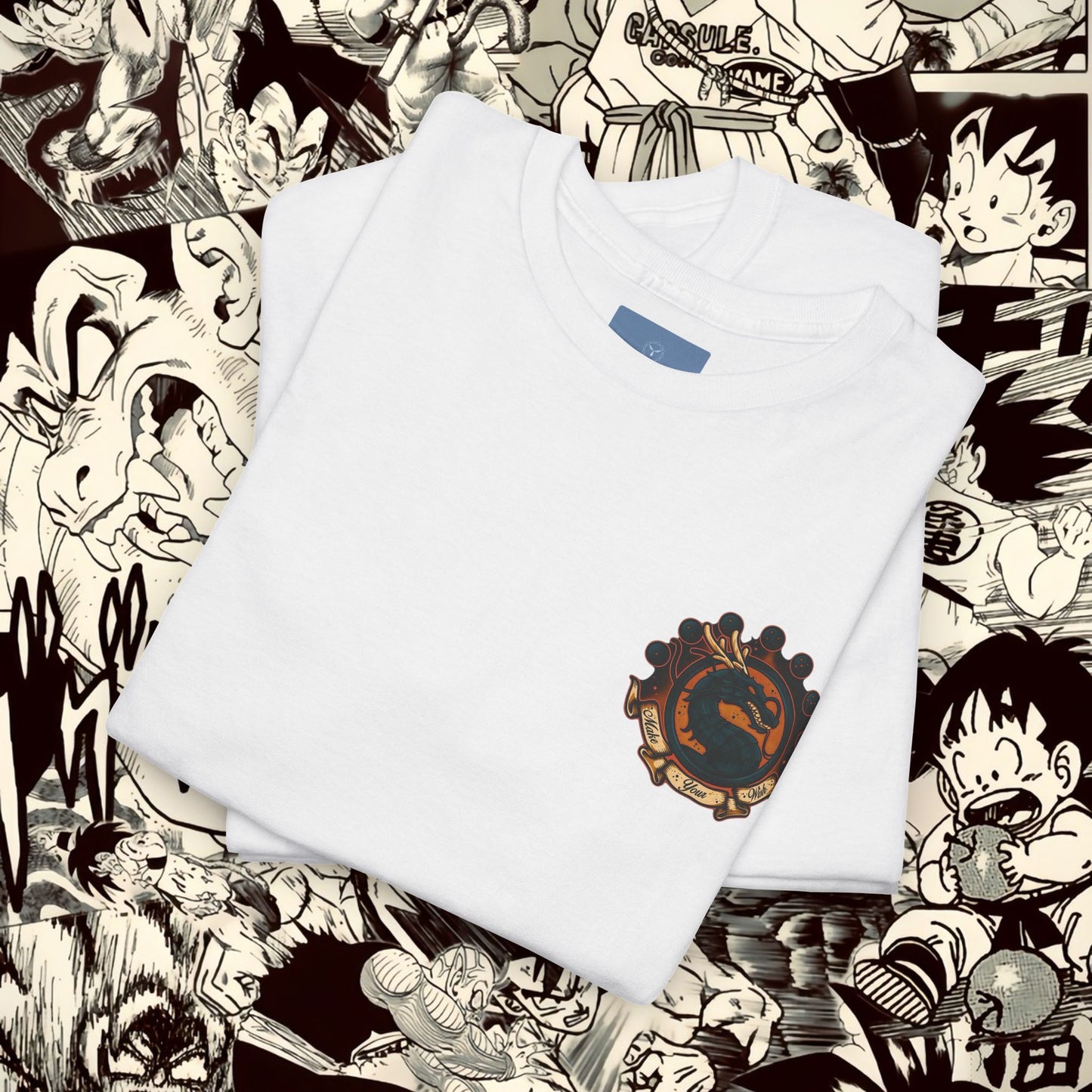 Dragon Ball Adventures Unisex Heavy Cotton Tee - Retro Anime T-Shirt