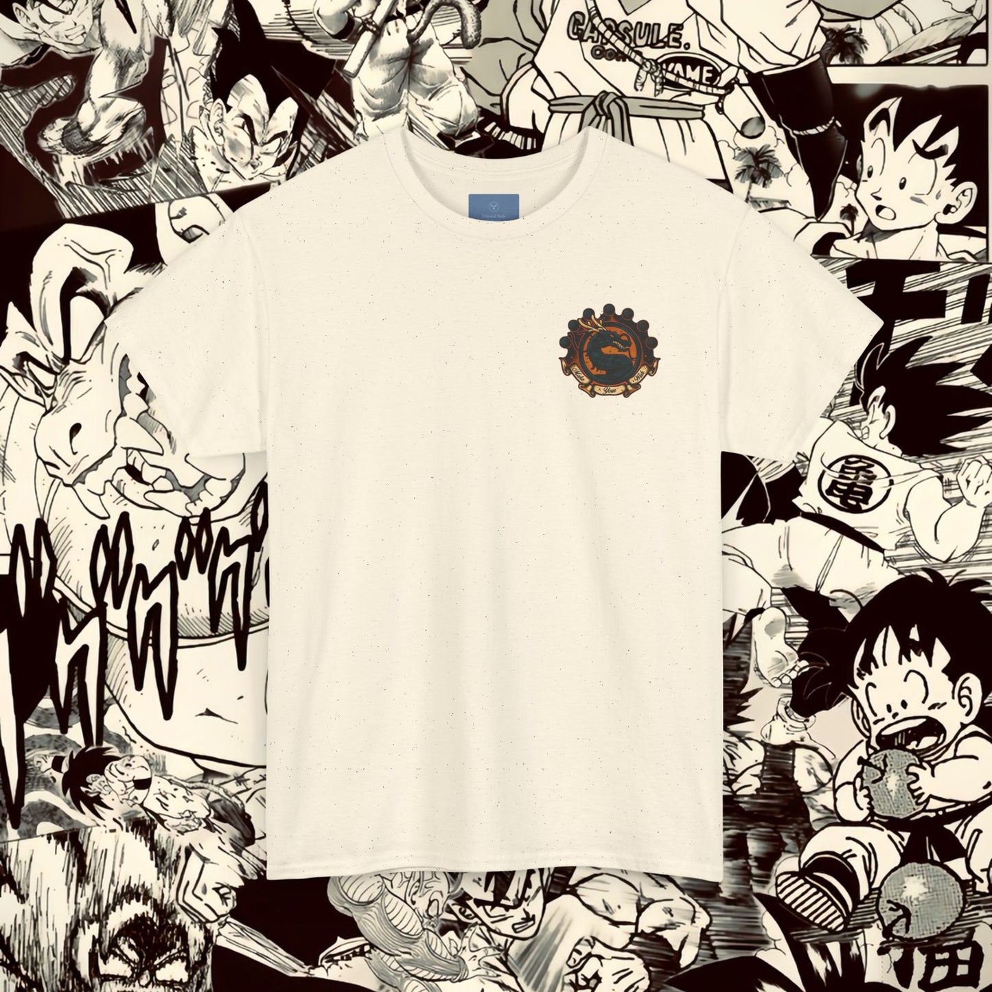 Dragon Ball Adventures Unisex Heavy Cotton Tee - Retro Anime T-Shirt