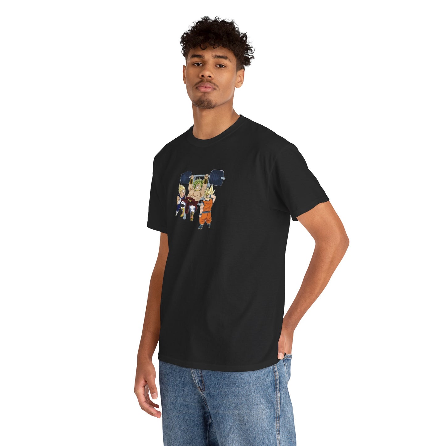 Dragon Ball Workout Tee - Unisex Heavy Cotton T-Shirt for Anime Fans