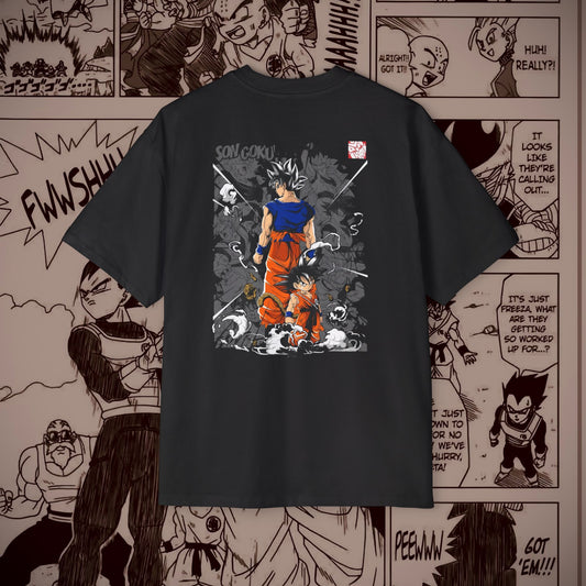 Goku Oversized Anime Tee - Dragon Ball Z Design - Perfect for Fans & Gift