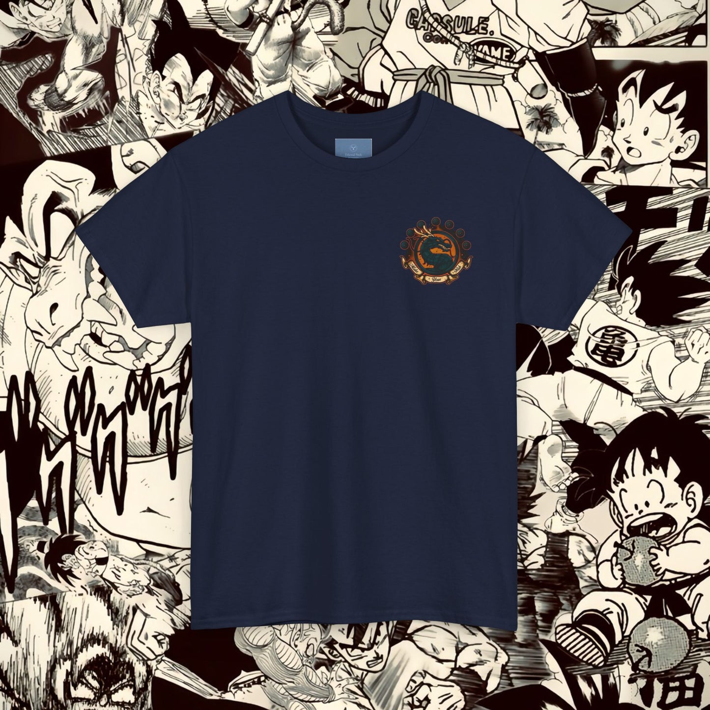 Dragon Ball Adventures Unisex Heavy Cotton Tee - Retro Anime T-Shirt